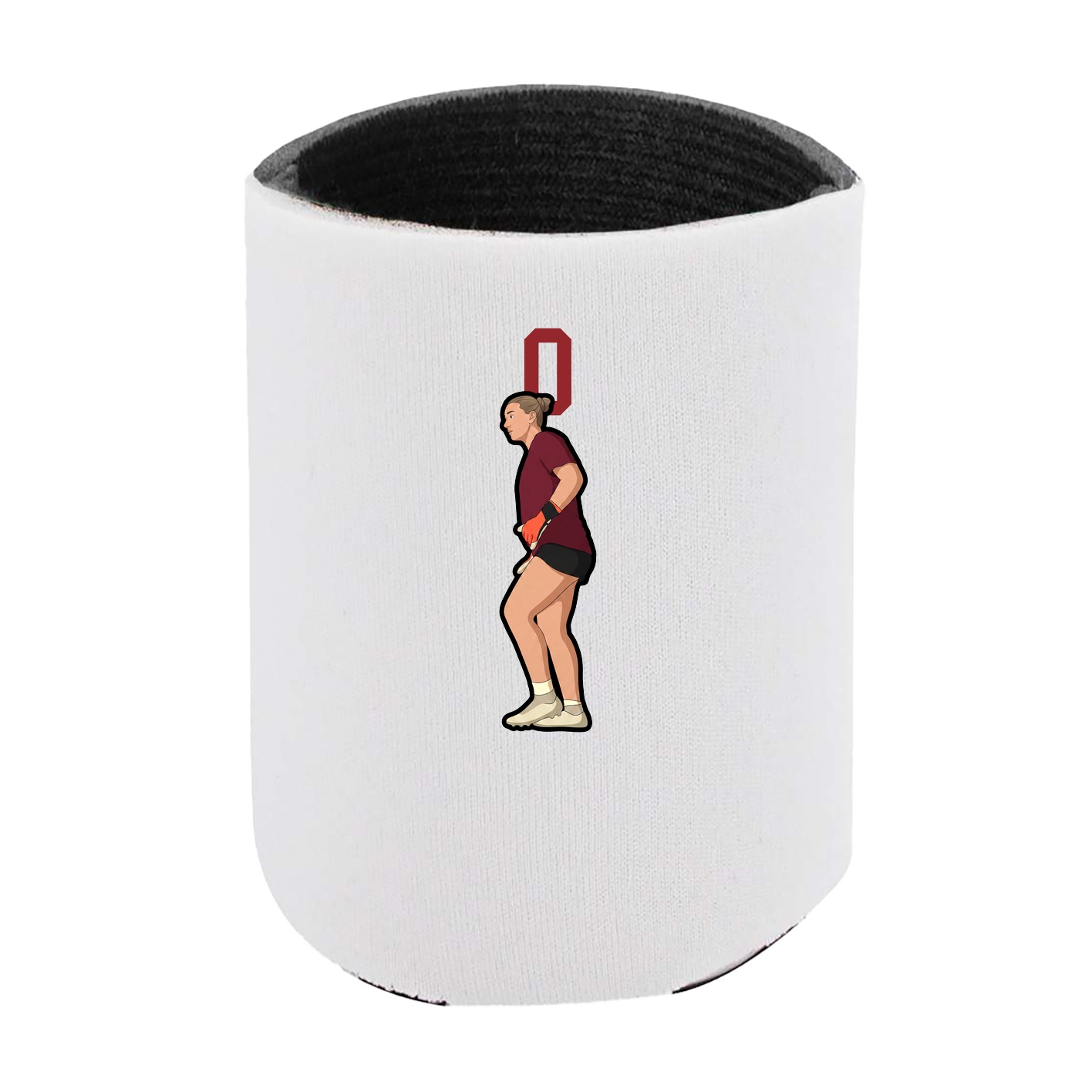 Can Holder — Number Top in White