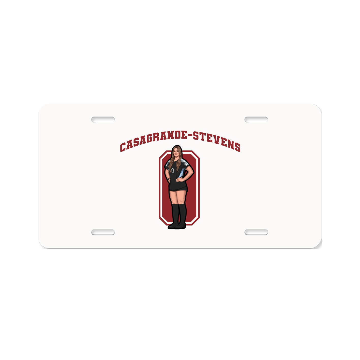 License Plate — Number in Classic
