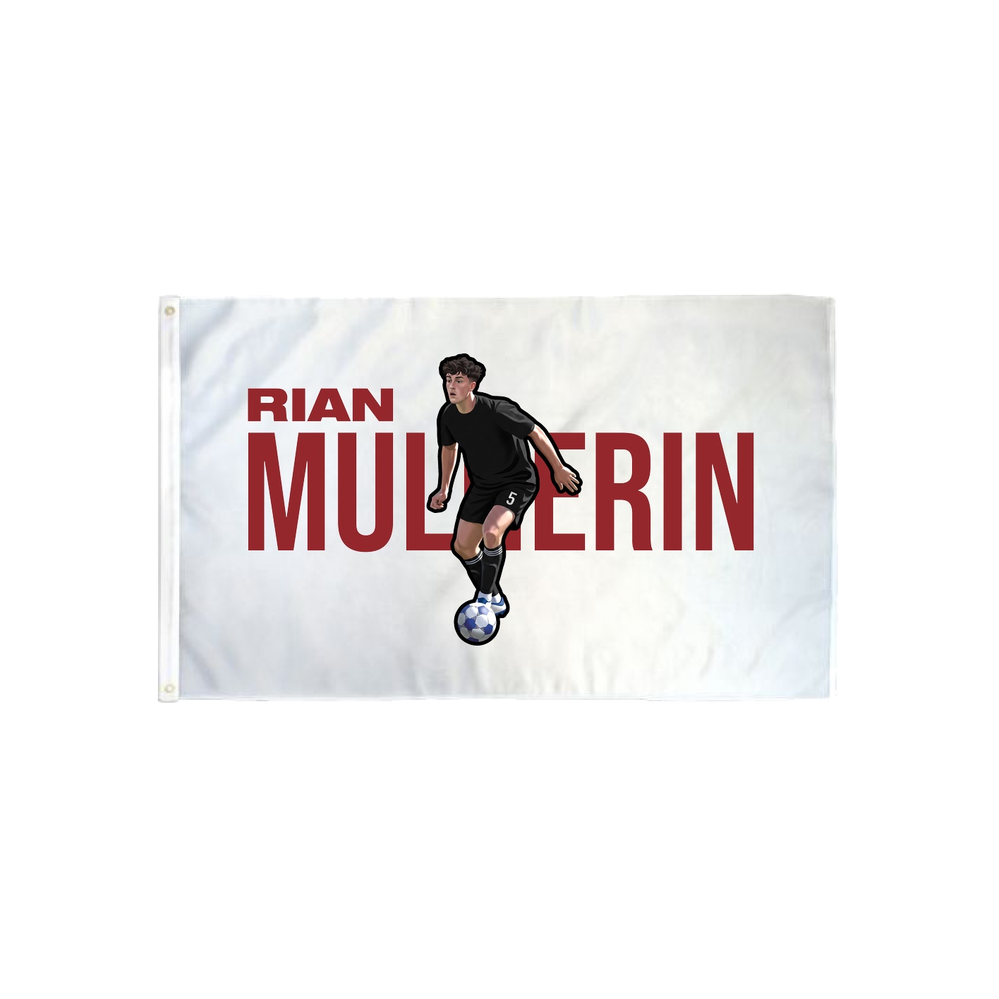 3x5 Flag — Player Name in Classic