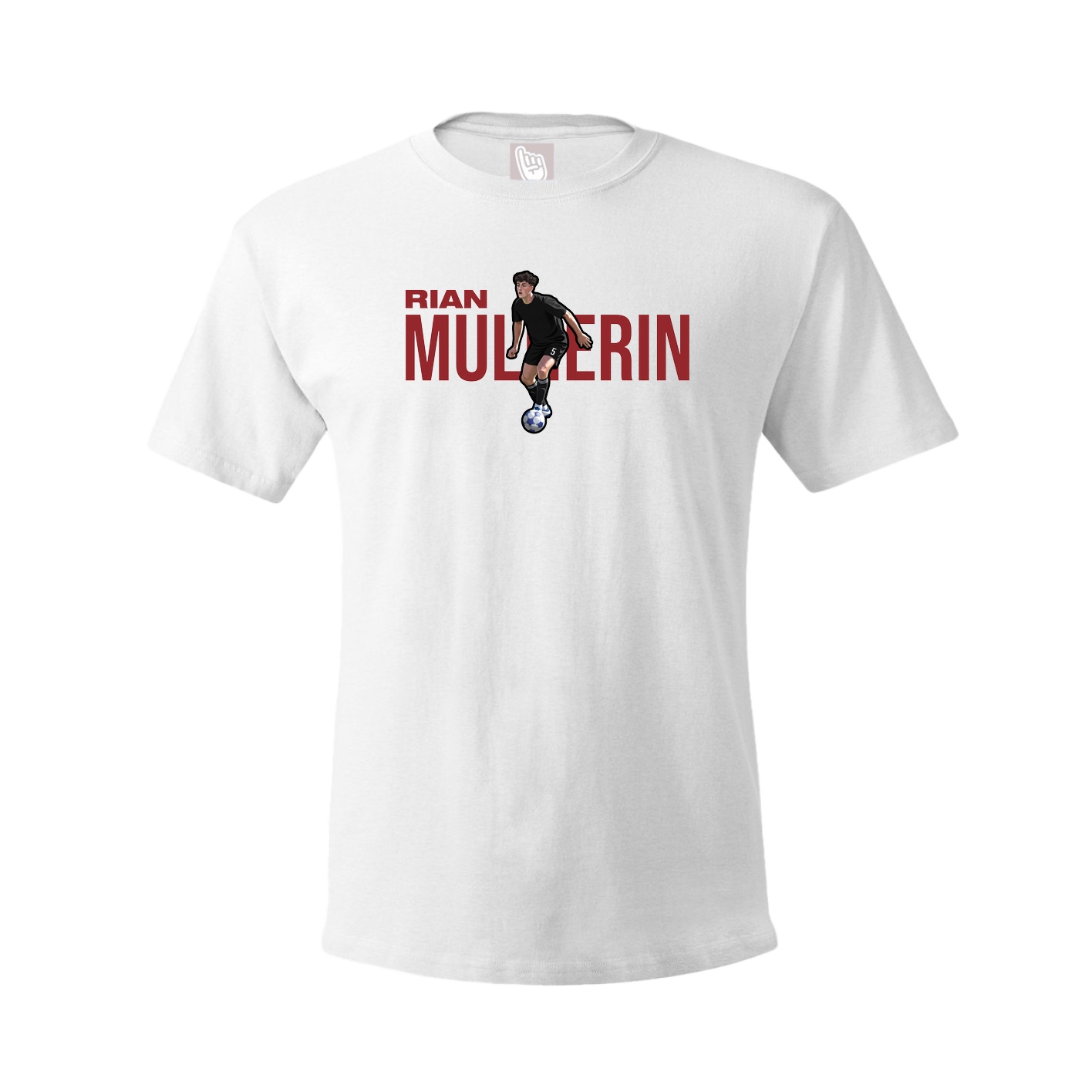 Youth Tee — Player Name in White