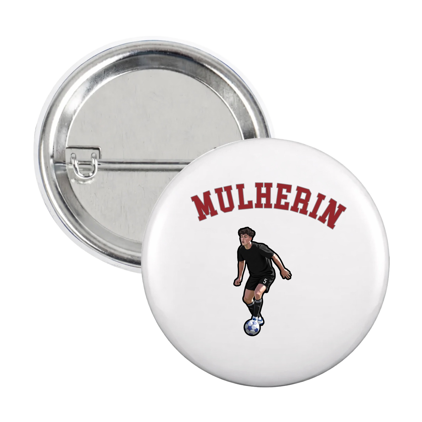 Game Day Button — Shirsey Arch in White