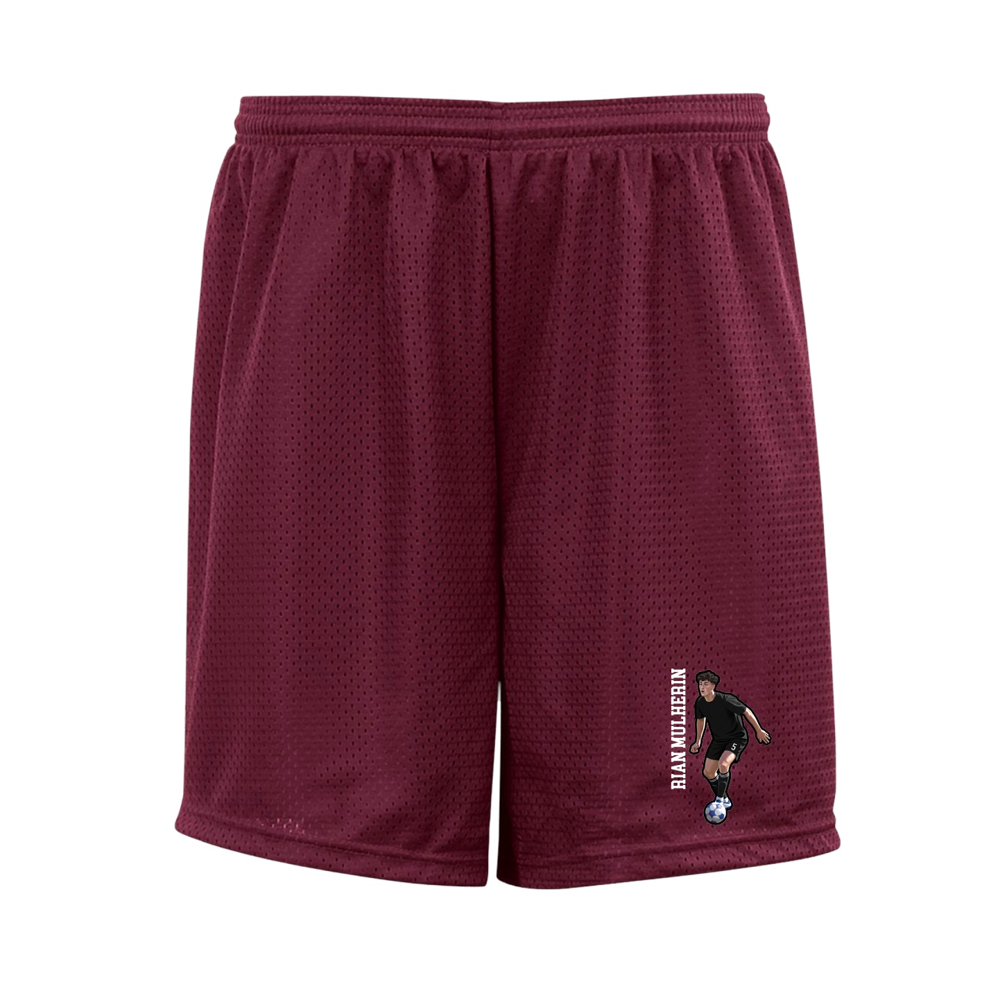 Shorts — Name Vertical in Cardinal