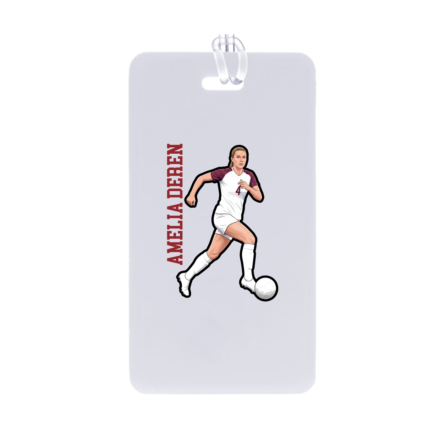 Bag Tag — Name Vertical in Classic