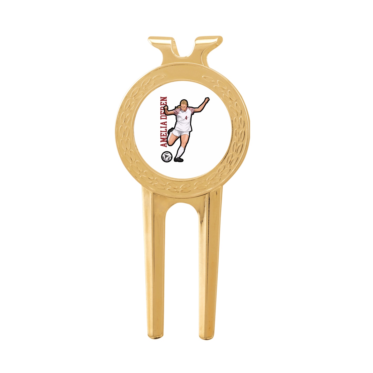 Divot Tool with Ball Marker — Name Vertical in Classic
