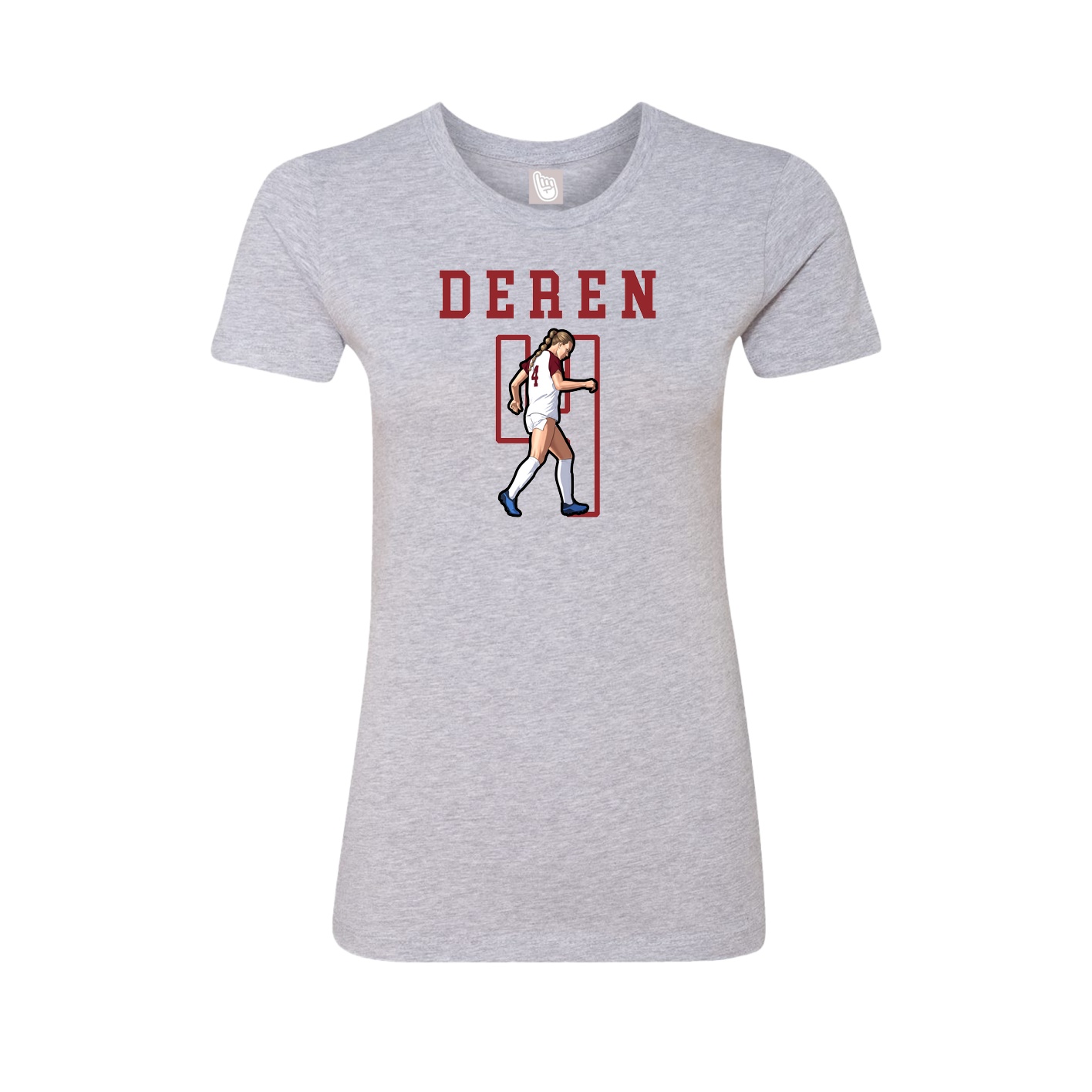 Fitted Women's Tee — Shirsey in Grey