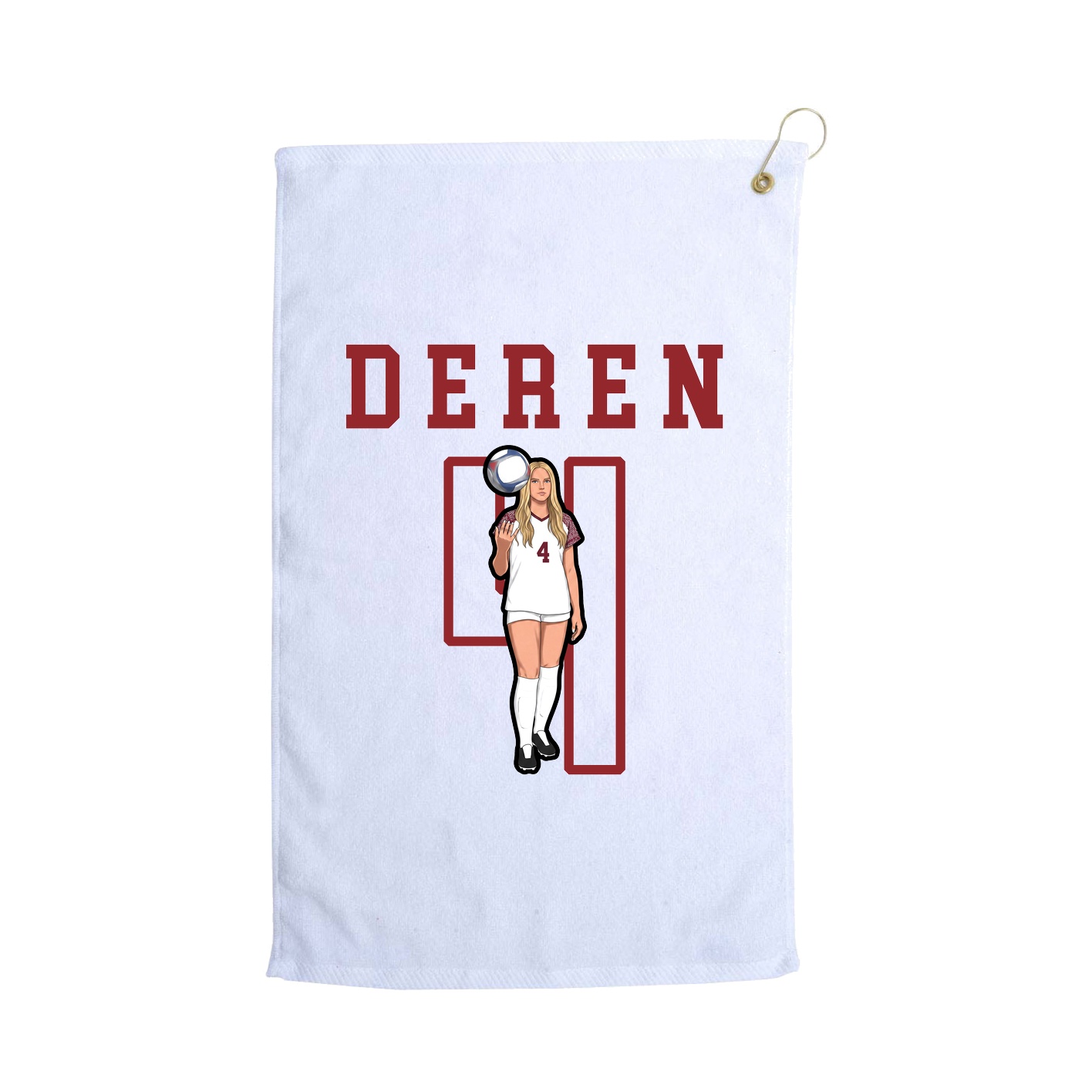 Golf Towel — Shirsey in White
