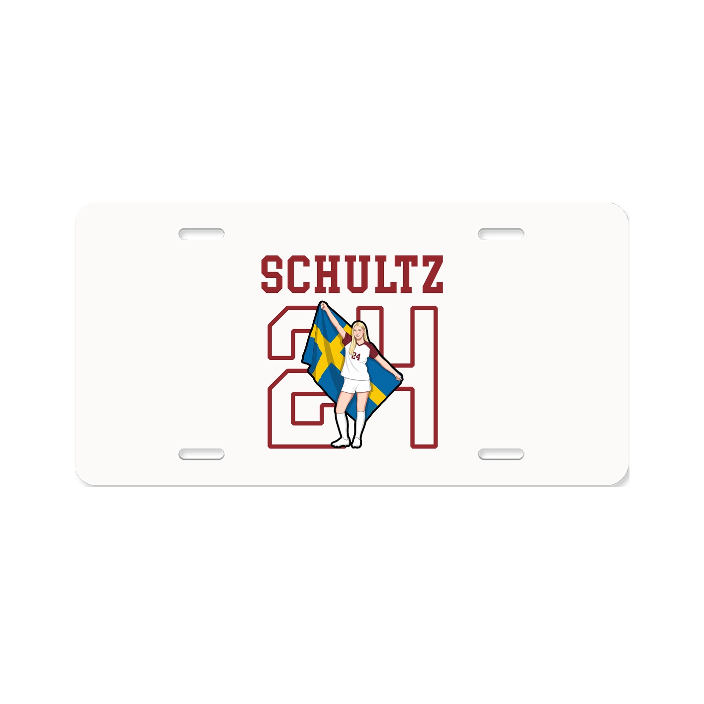 License Plate — Shirsey in Classic