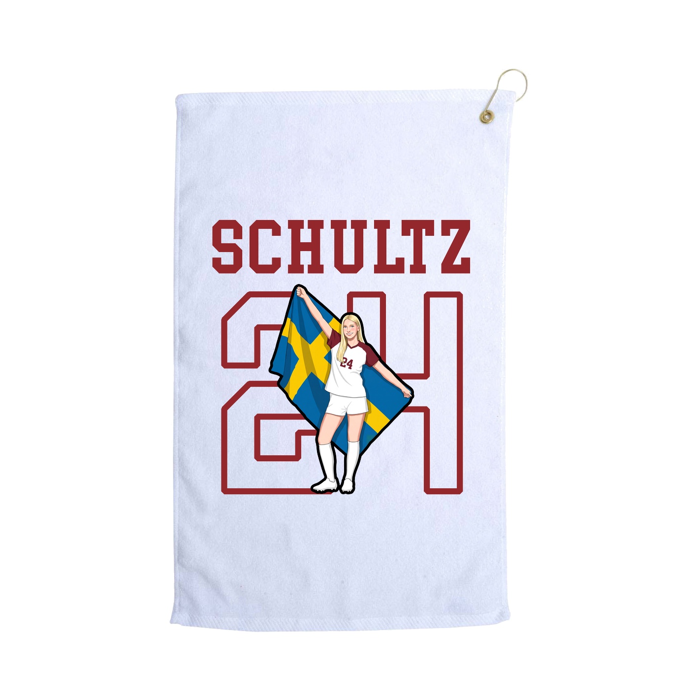 Golf Towel — Shirsey in White