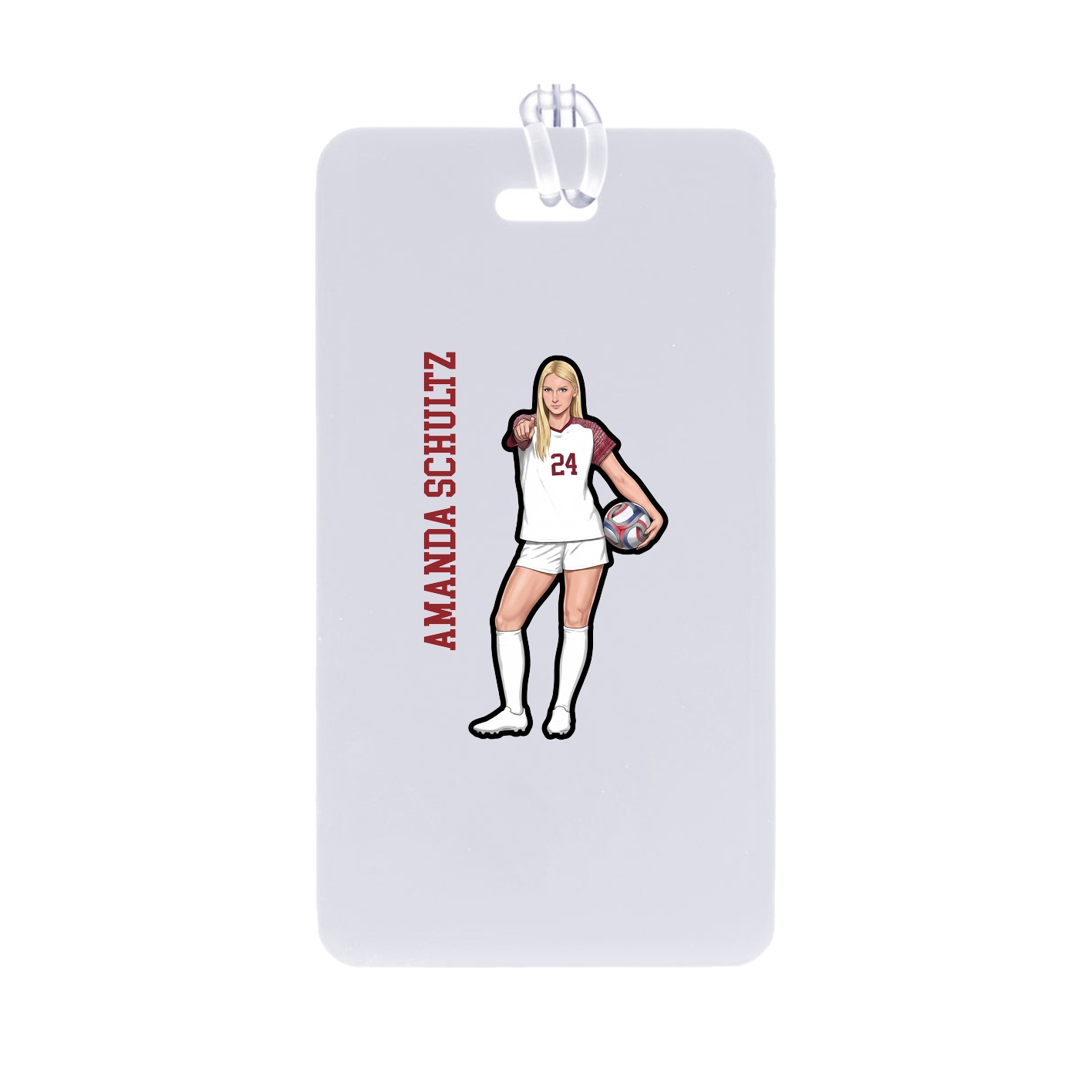 Bag Tag — Name Vertical in Classic