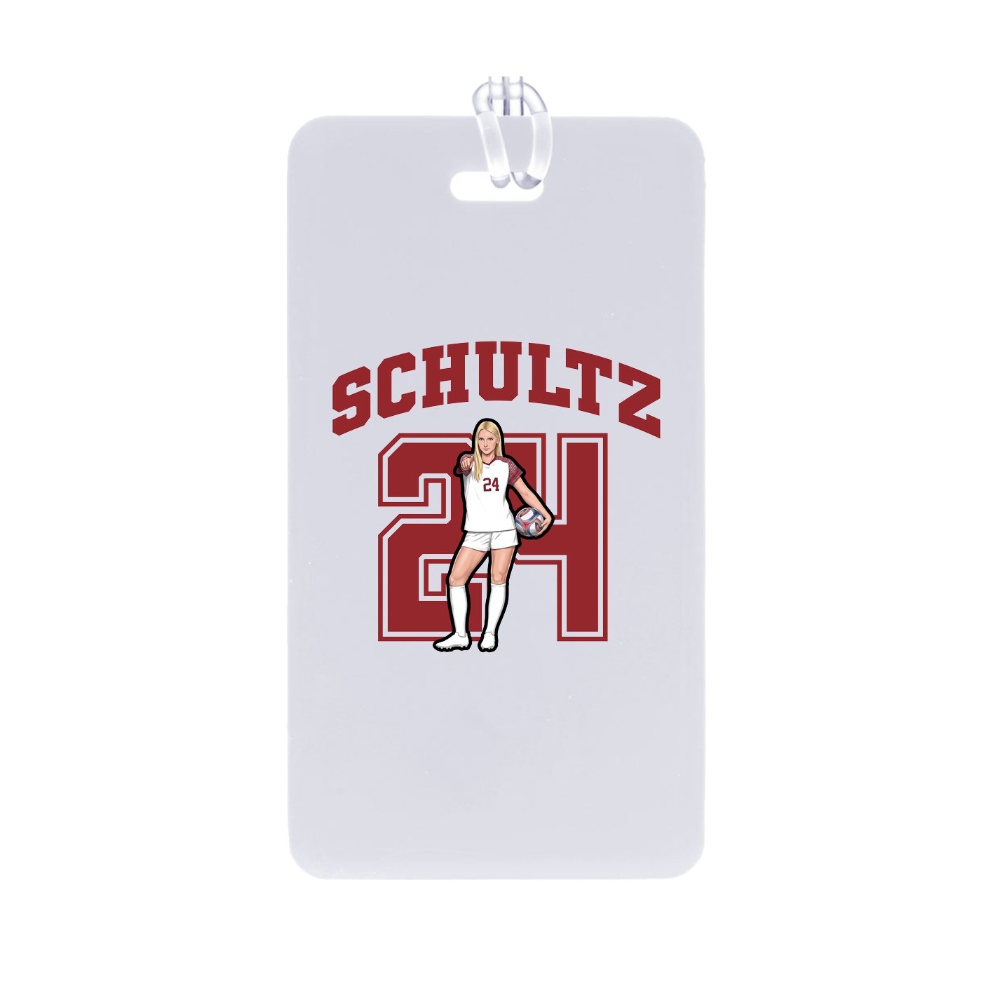 Bag Tag — Number in Classic