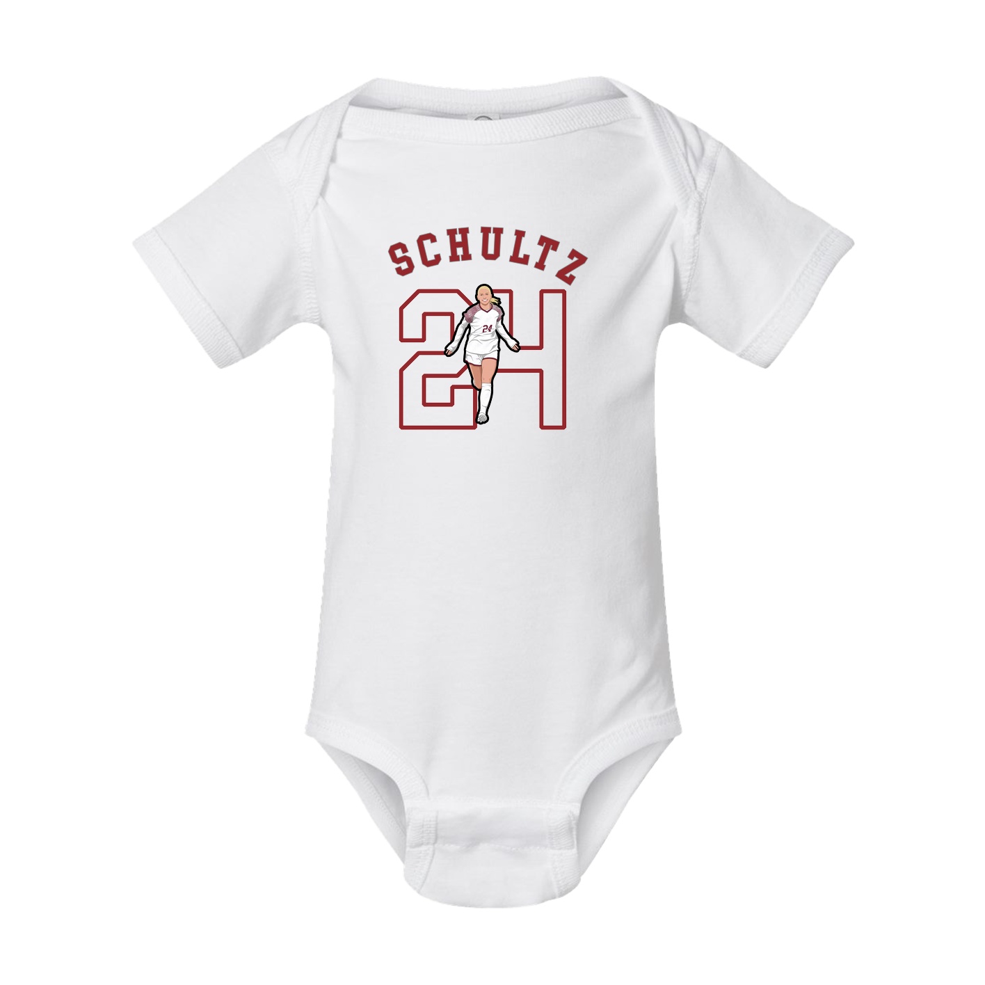 Baby Onesie — Shirsey Arch in White