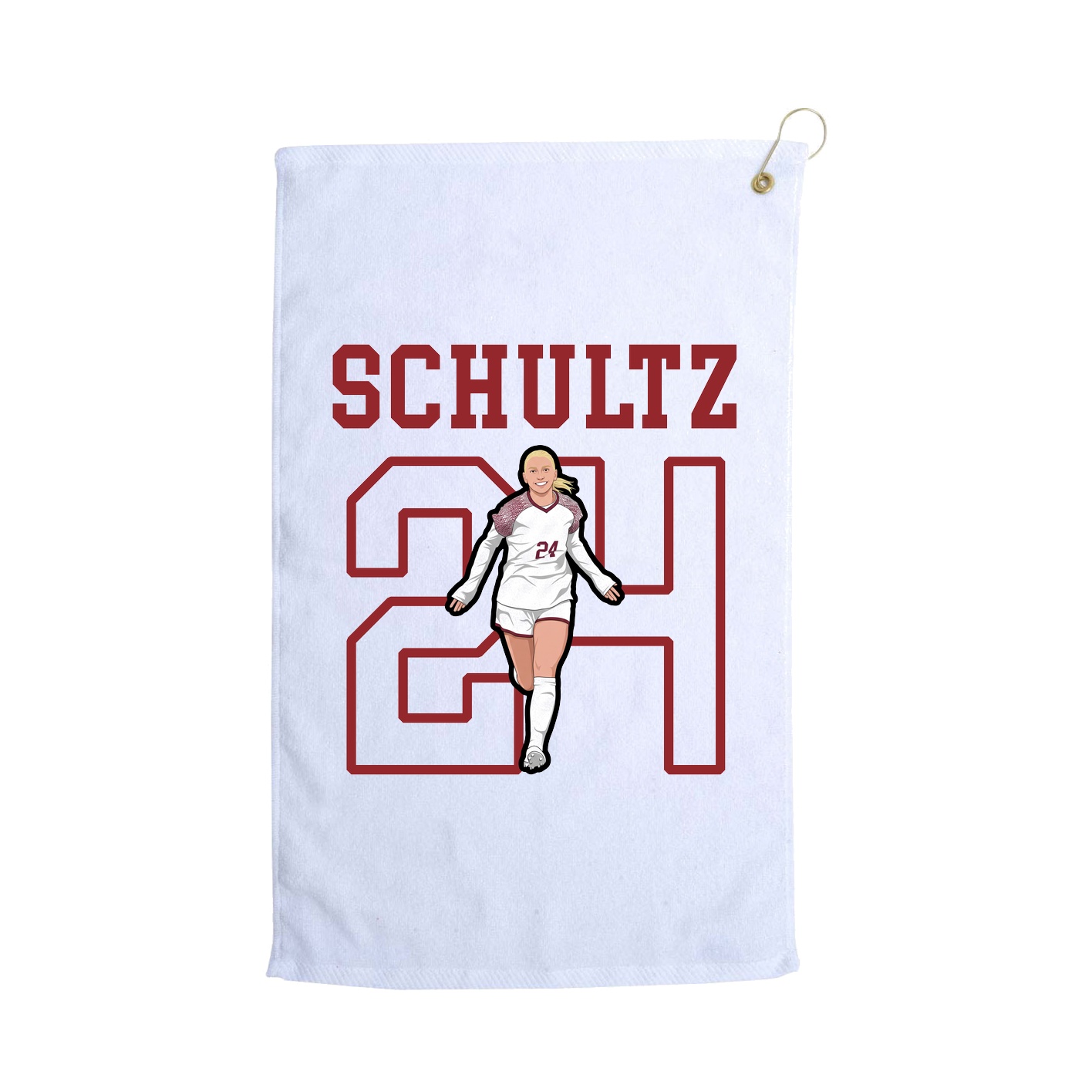 Golf Towel — Shirsey in White