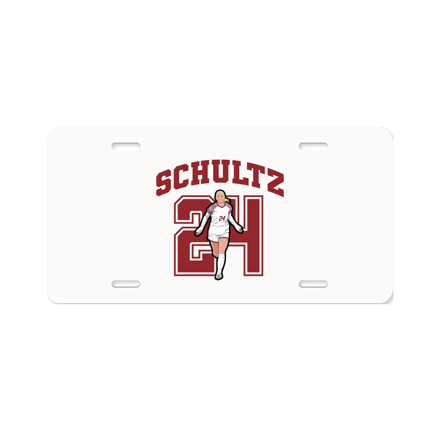 License Plate — Number in Classic