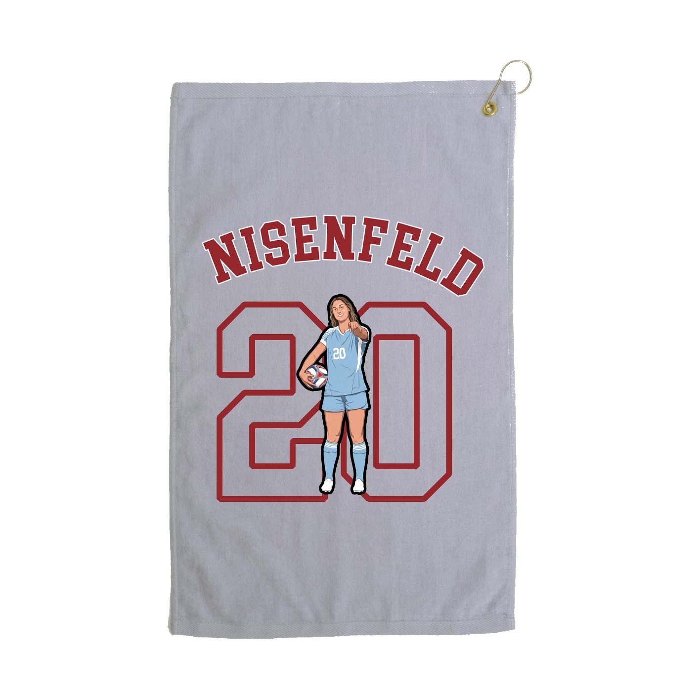 Golf Towel — Shirsey Arch in Grey