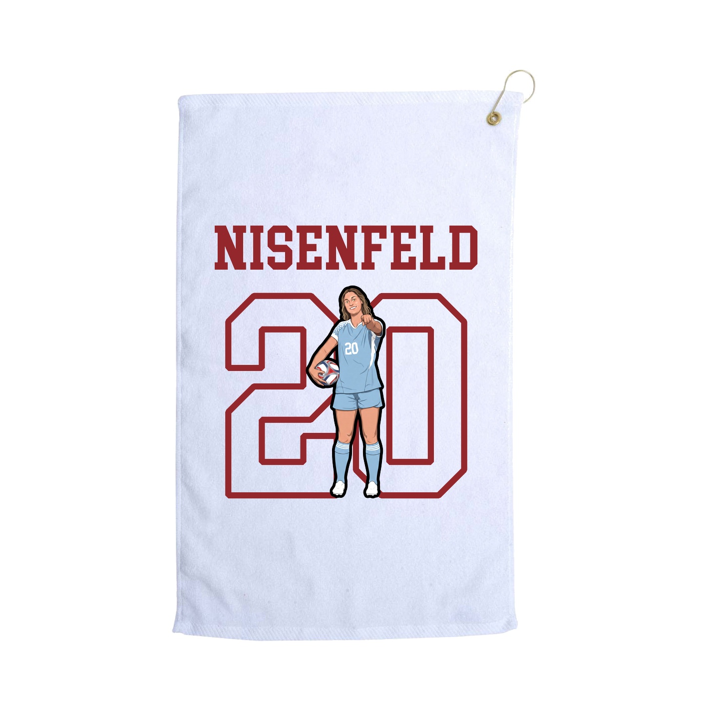 Golf Towel — Shirsey in White
