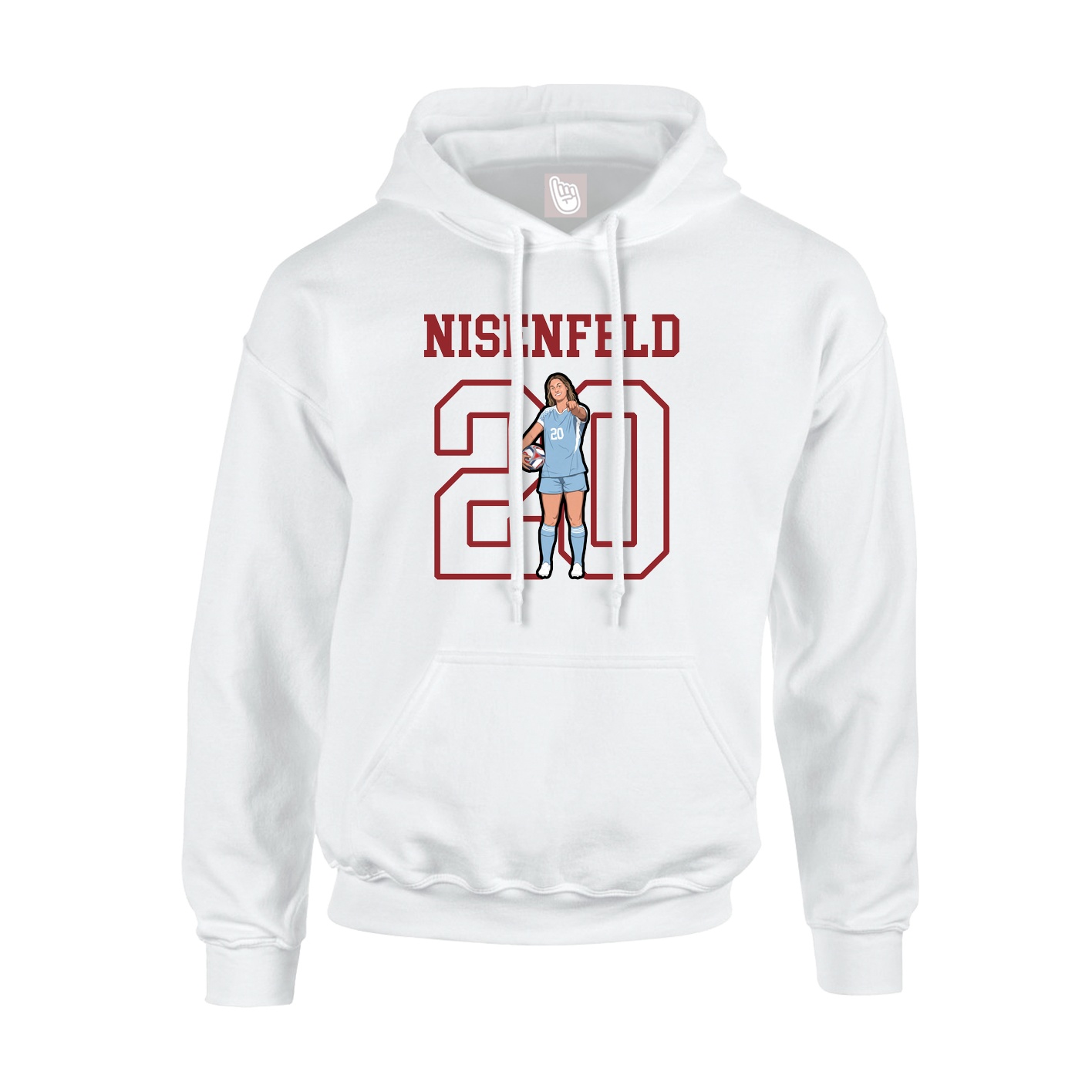 Youth Hoodie — Shirsey in White
