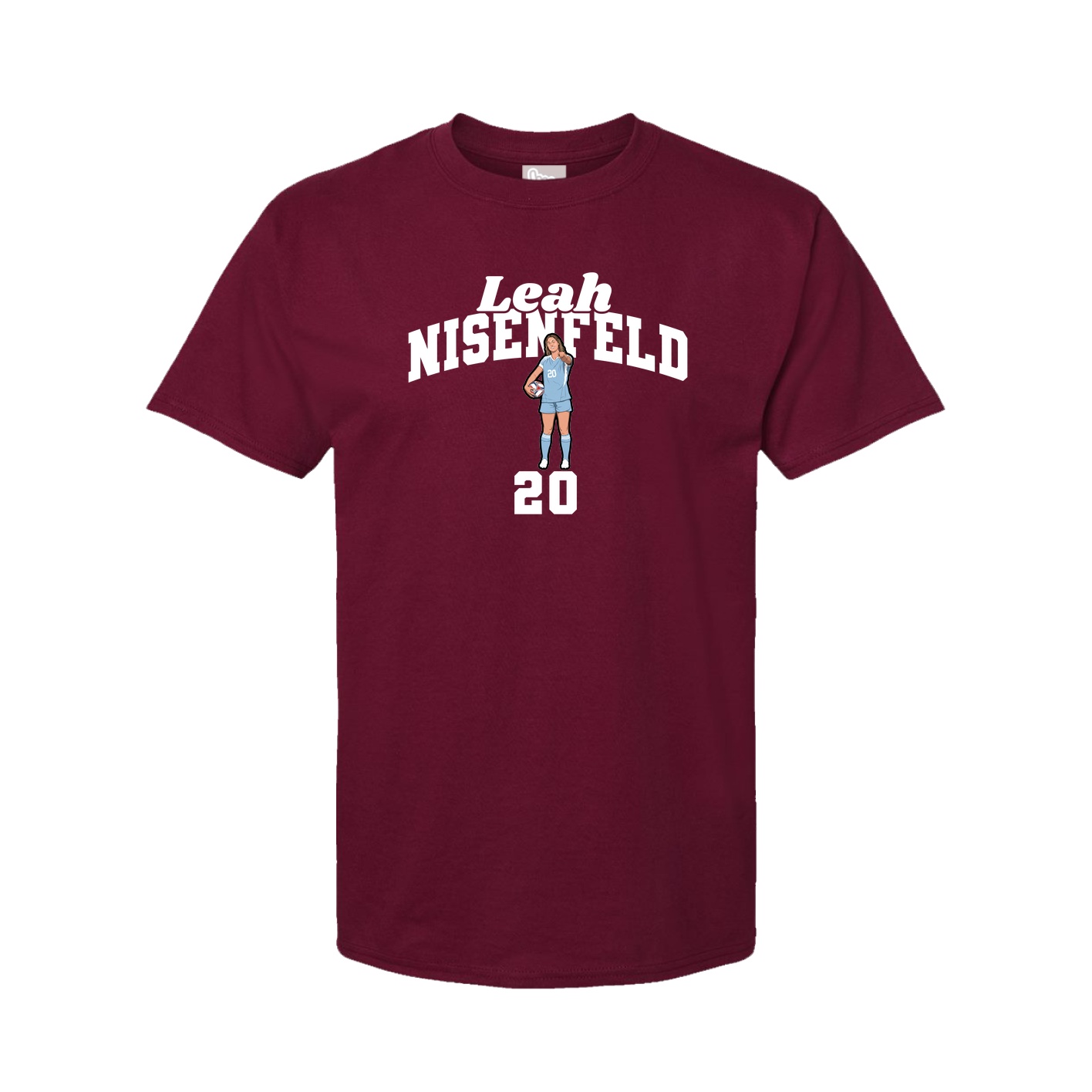 Tee — Signature Arch in Cardinal