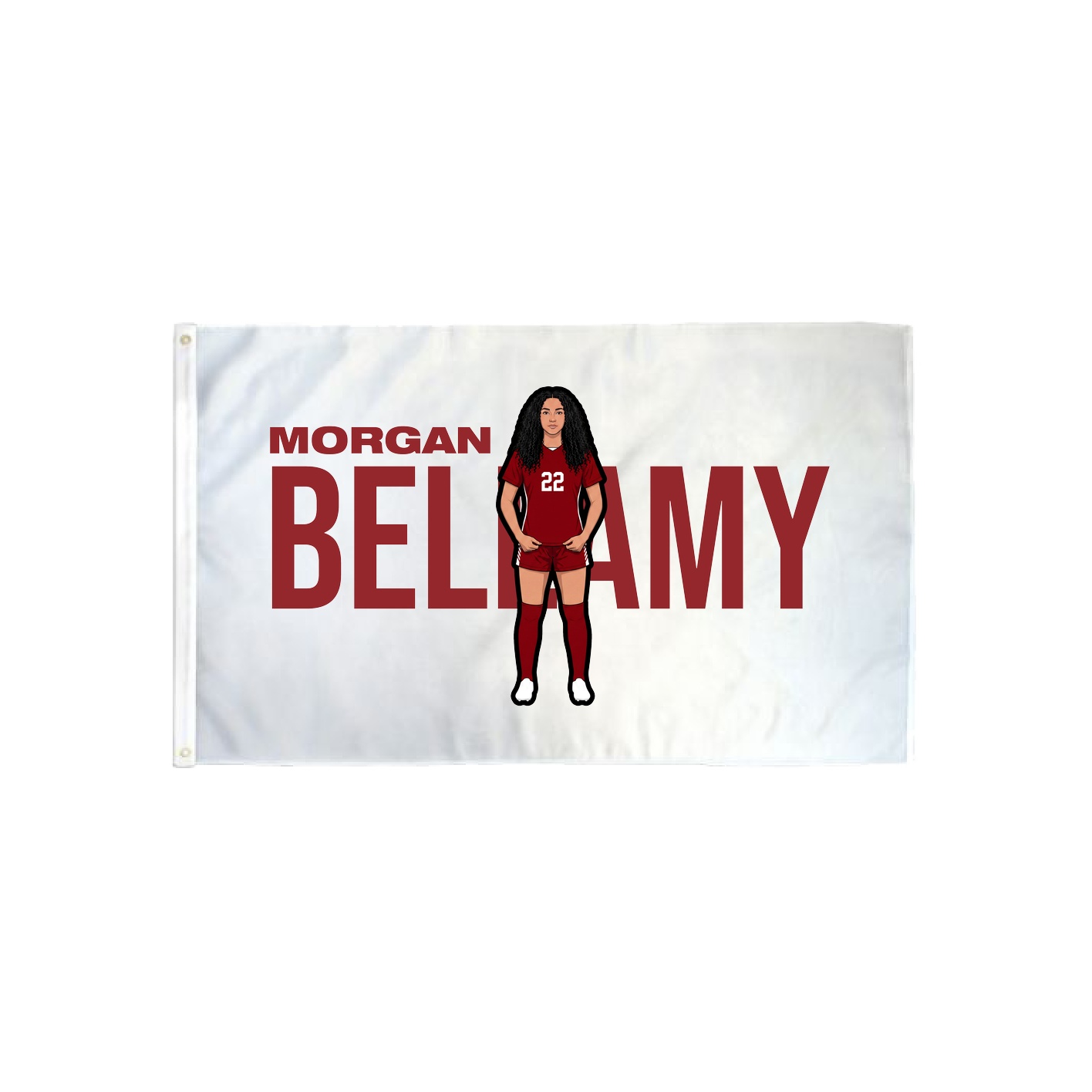 3x5 Flag — Player Name in Classic
