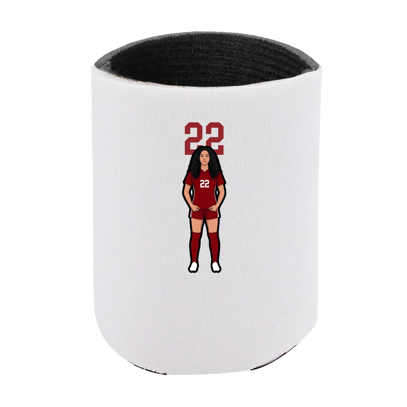 Can Holder — Number Top in White