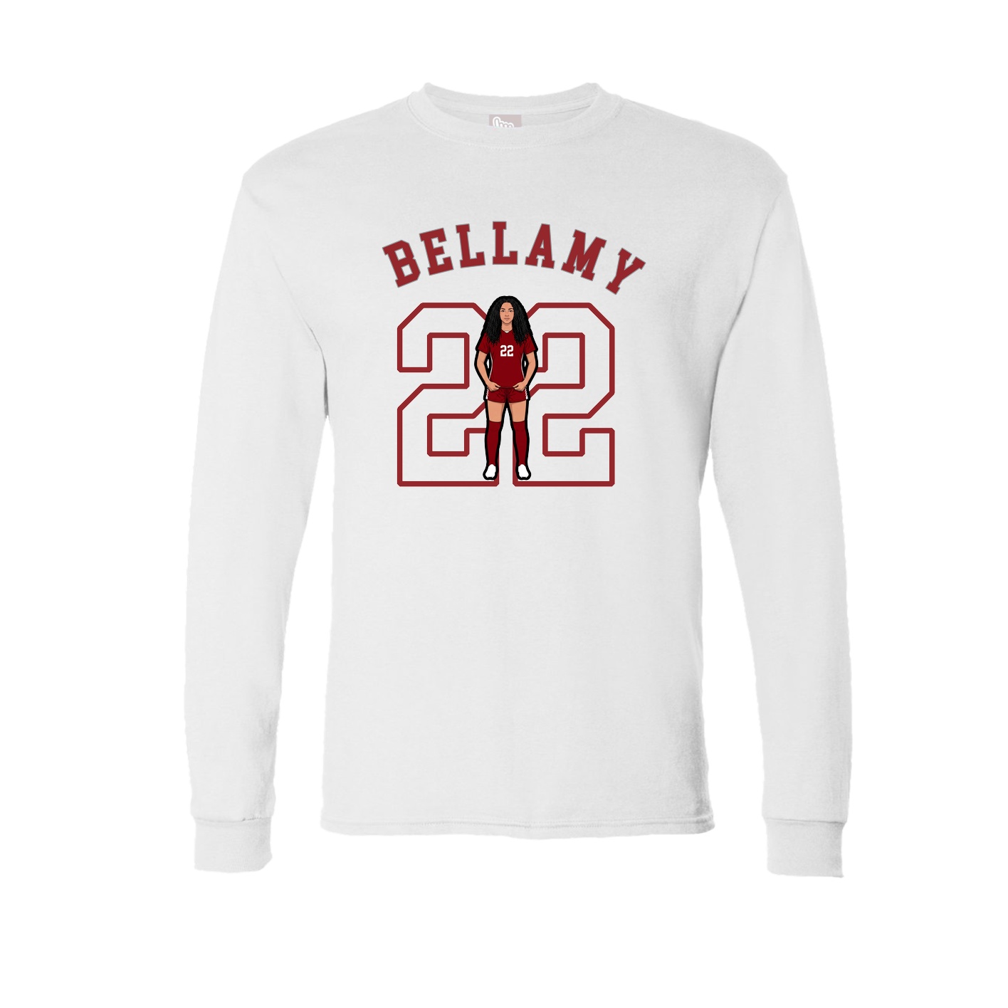 Long Sleeve Tee — Shirsey Arch in White