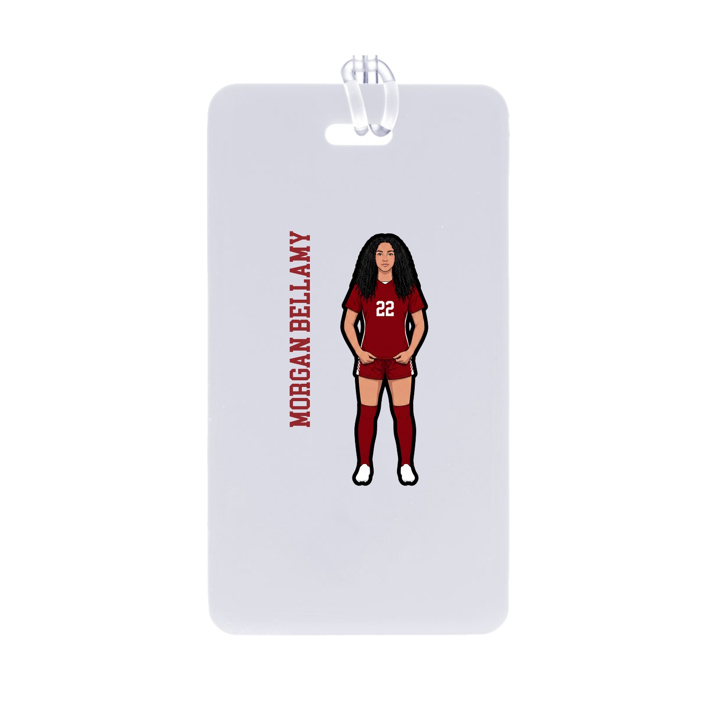 Bag Tag — Name Vertical in Classic