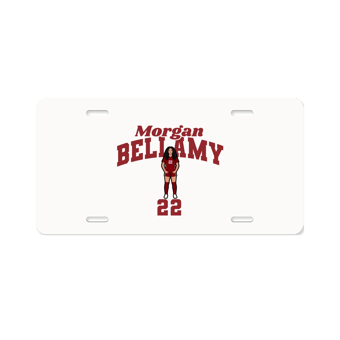 License Plate — Signature Arch in Classic