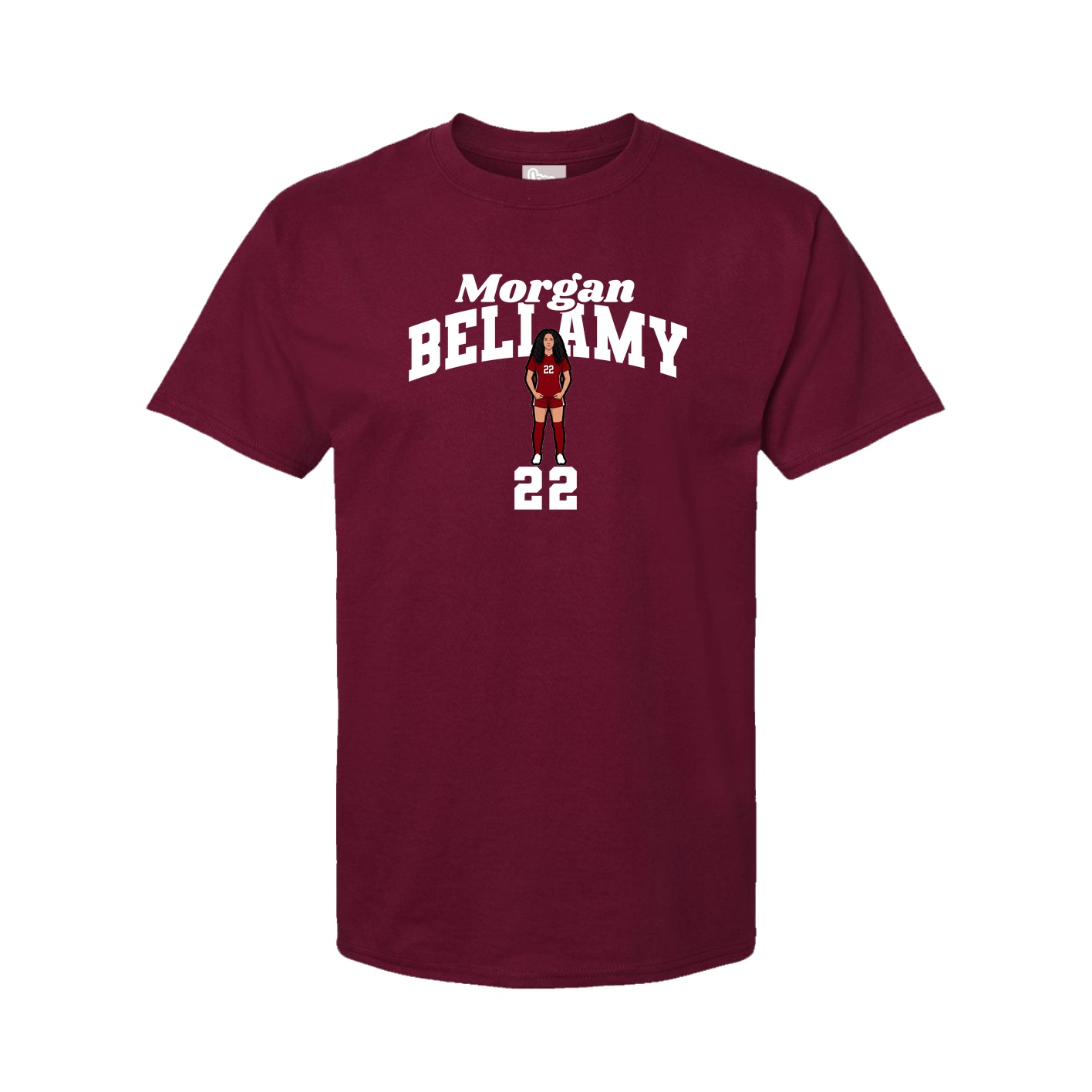 Youth Tee — Signature Arch in Cardinal