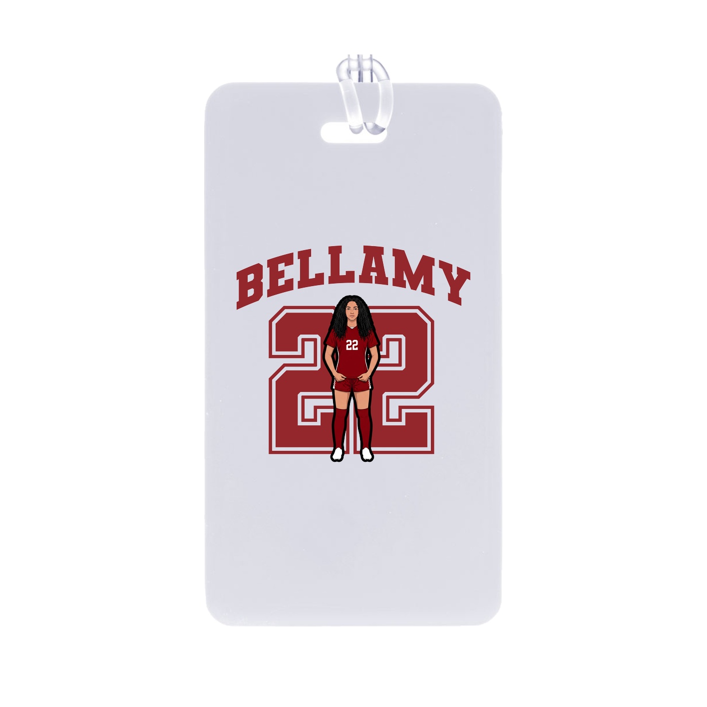 Bag Tag — Number in Classic