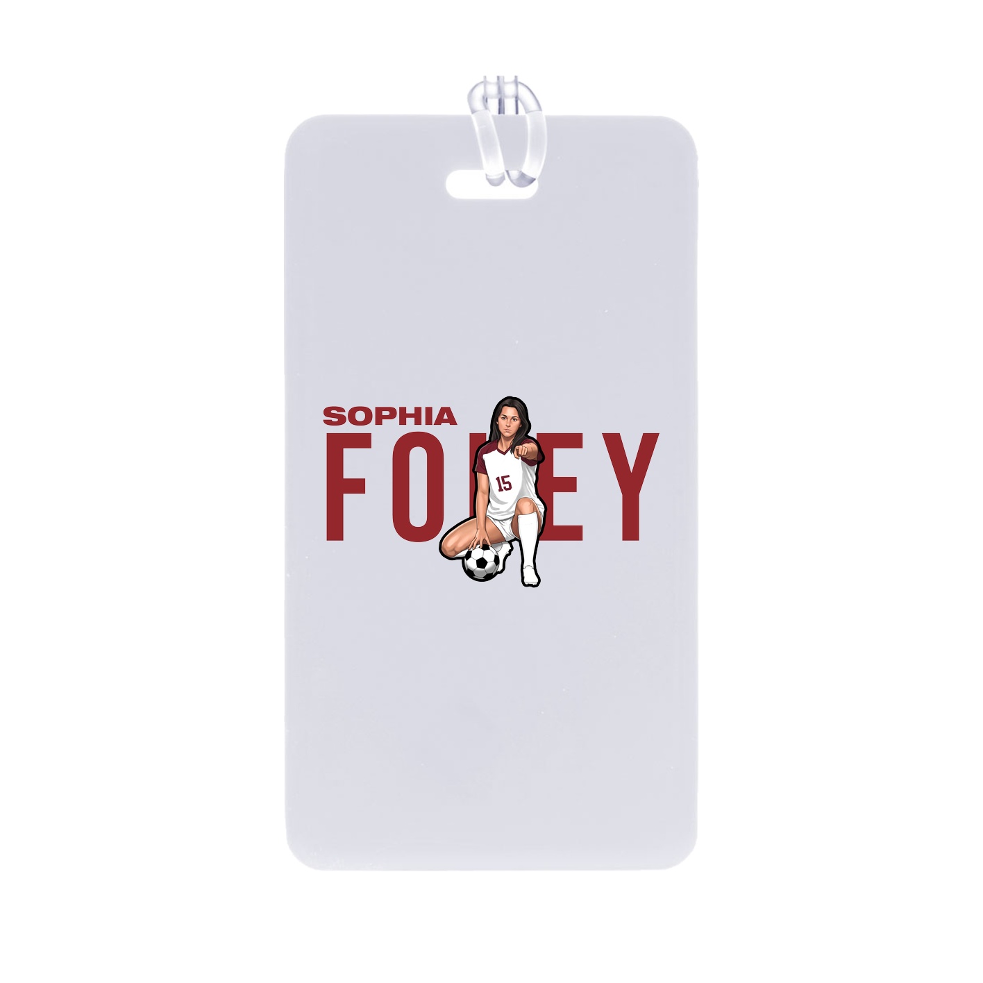 Bag Tag — Player Name in Classic