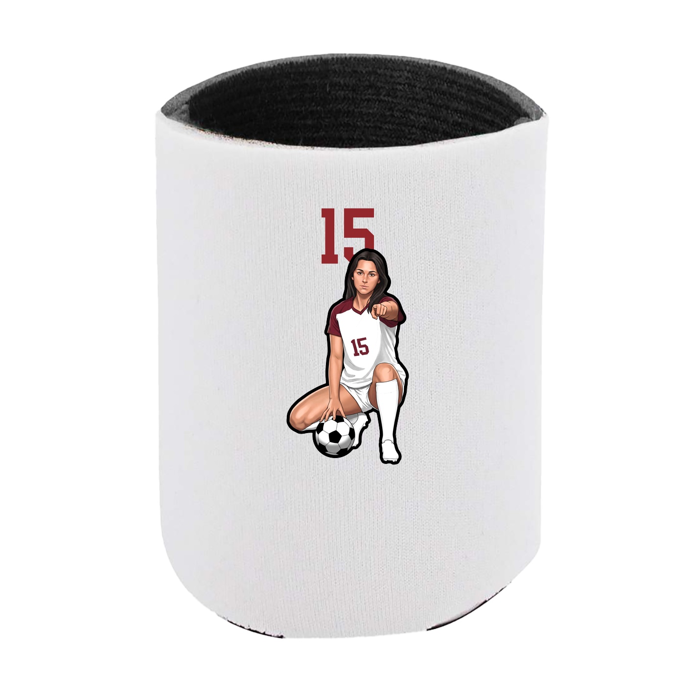 Can Holder — Number Top in White