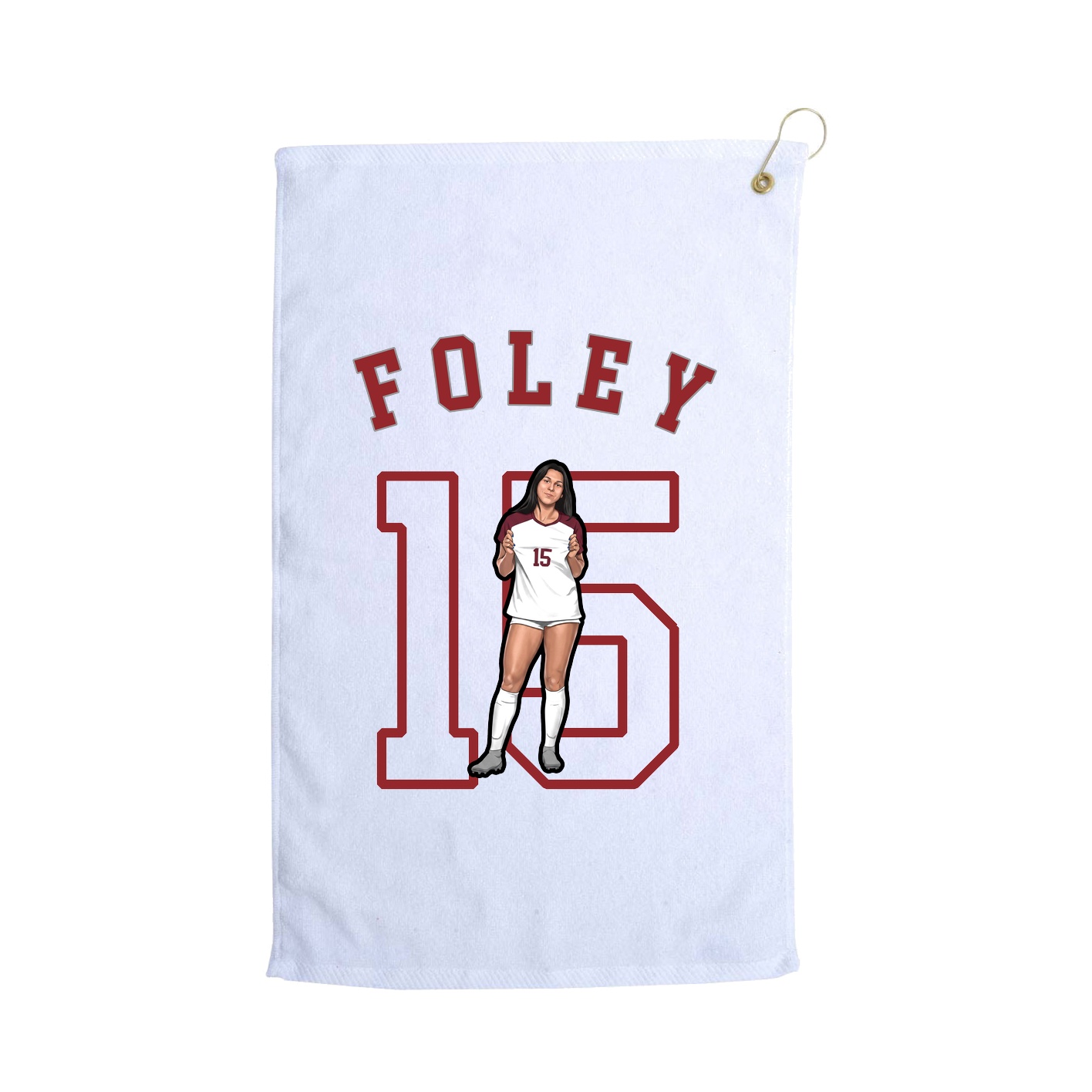 Golf Towel — Shirsey Arch in White
