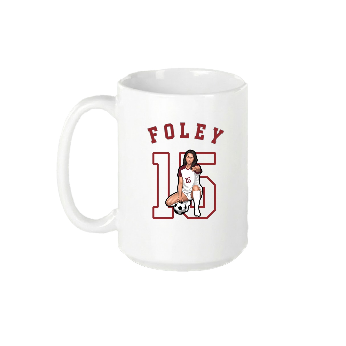 15oz Coffee Mug — Shirsey Arch in White