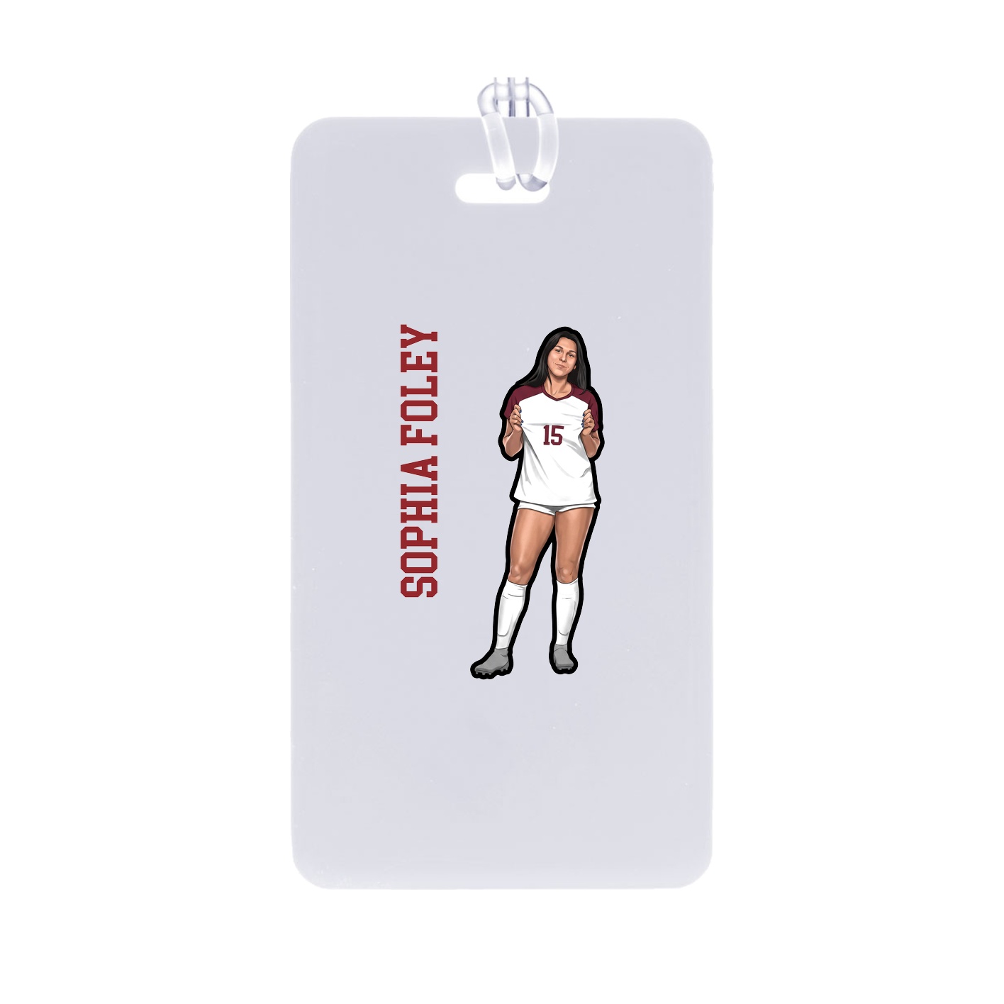Bag Tag — Name Vertical in Classic