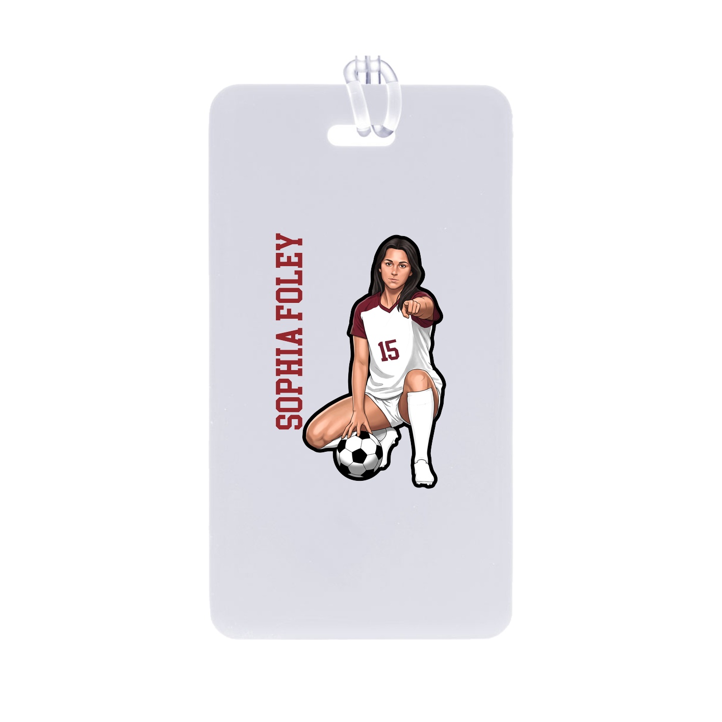 Bag Tag — Name Vertical in Classic