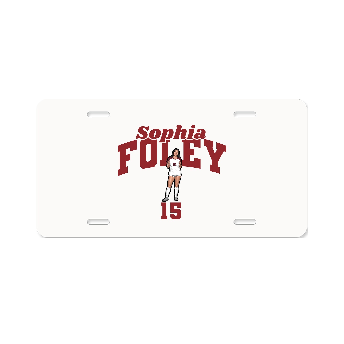 License Plate — Signature Arch in Classic