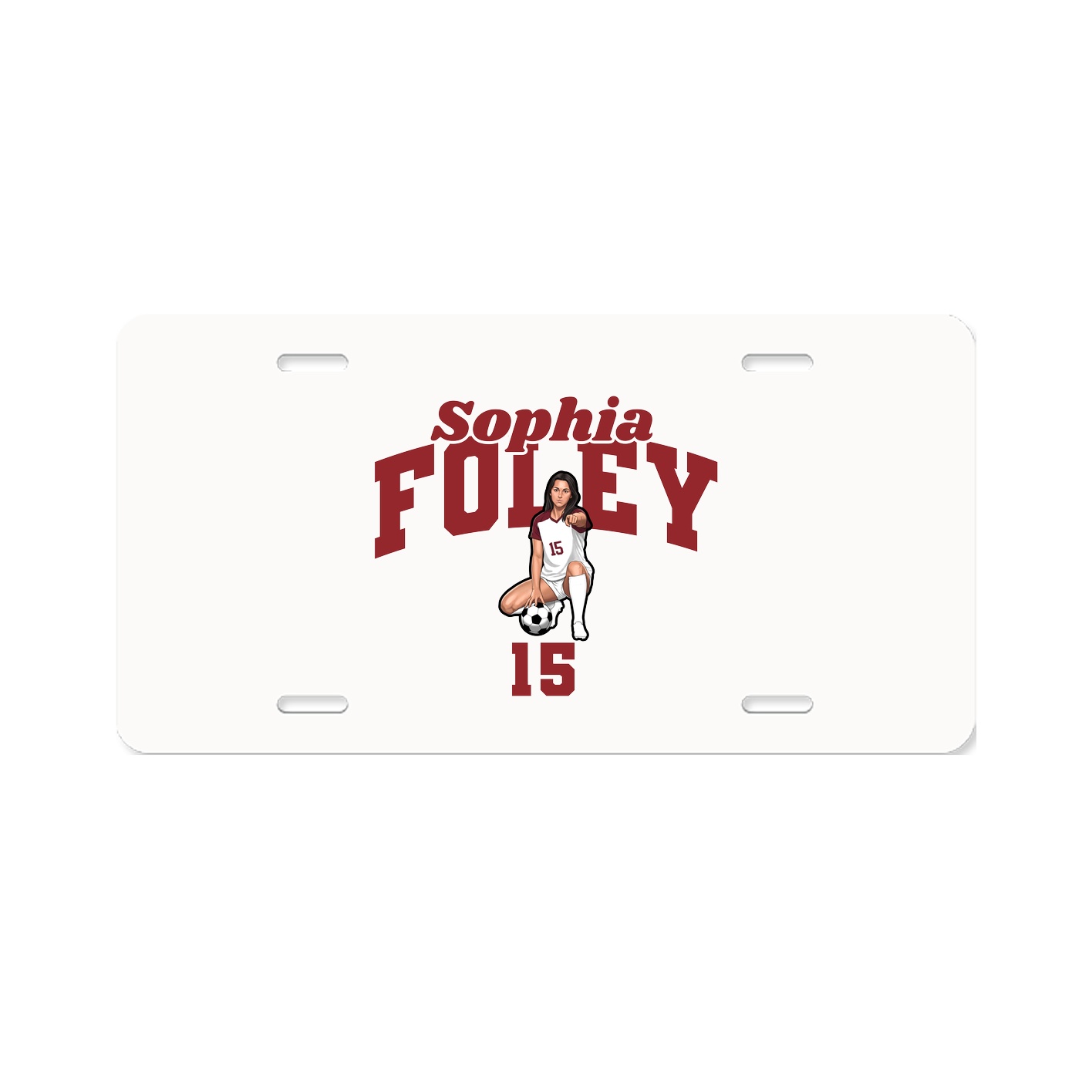 License Plate — Signature Arch in Classic