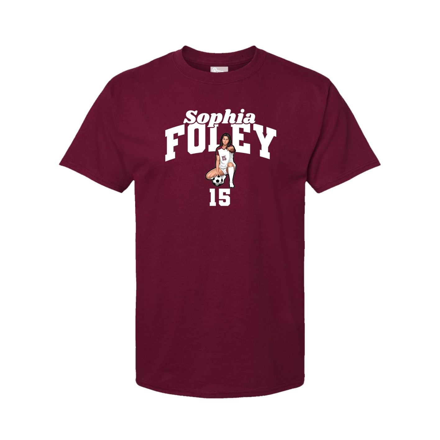 Tee — Signature Arch in Cardinal