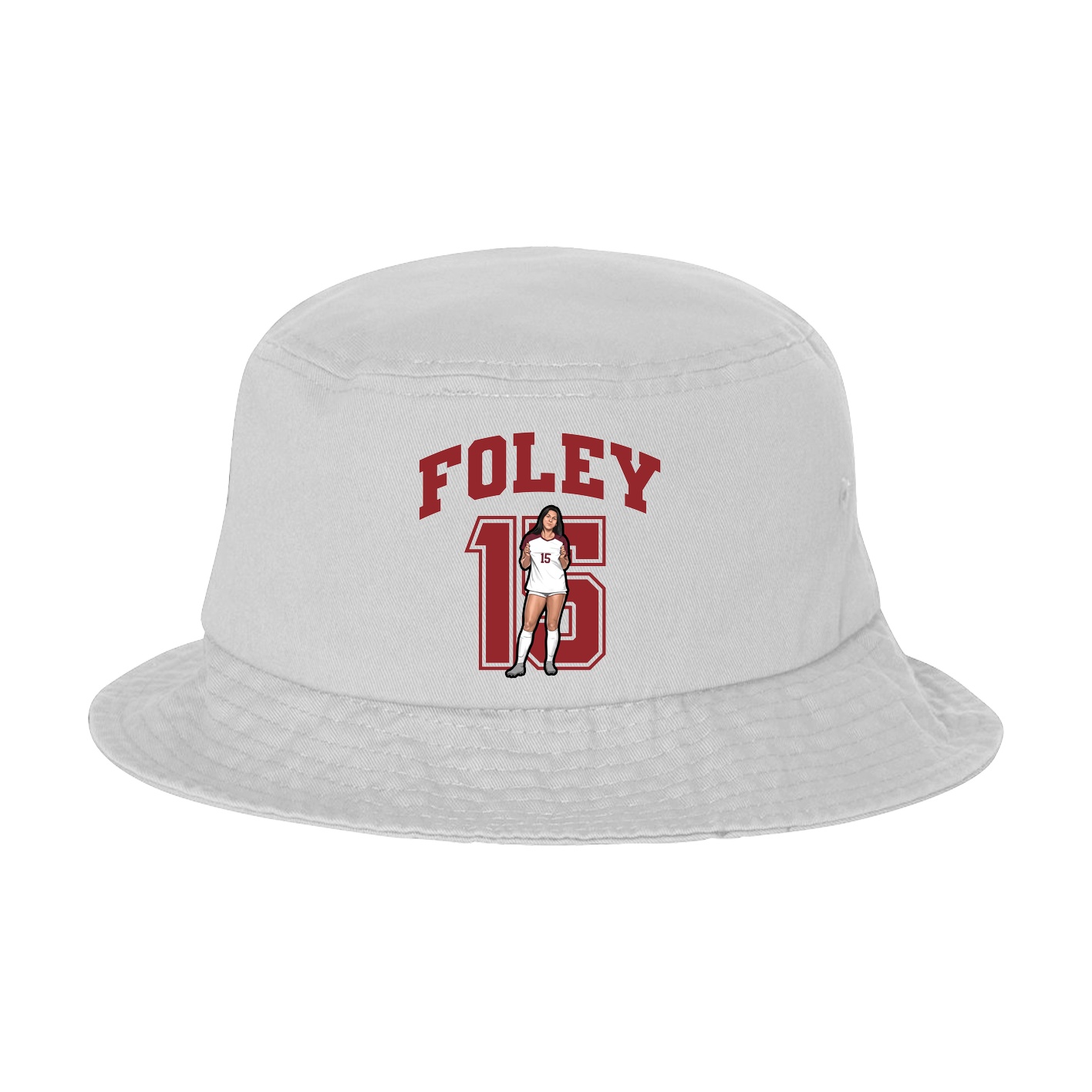 Bucket Cap — Number in White