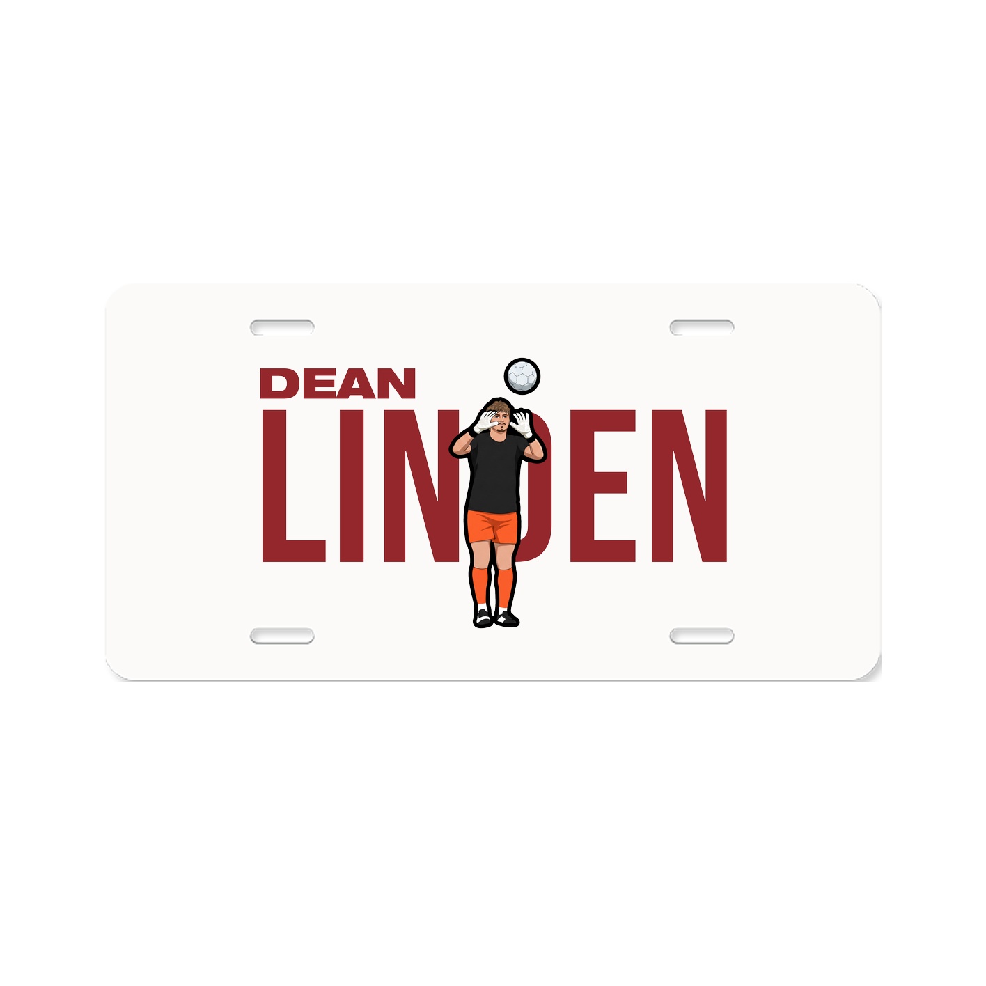 License Plate — Player Name in Classic