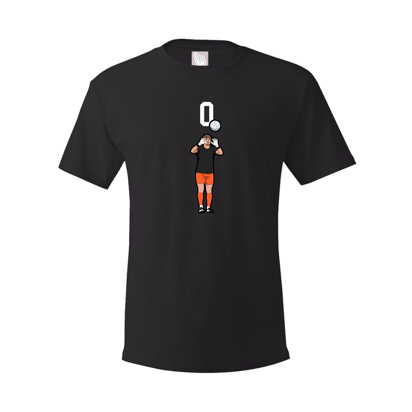 Youth Tee — Number Top in Black