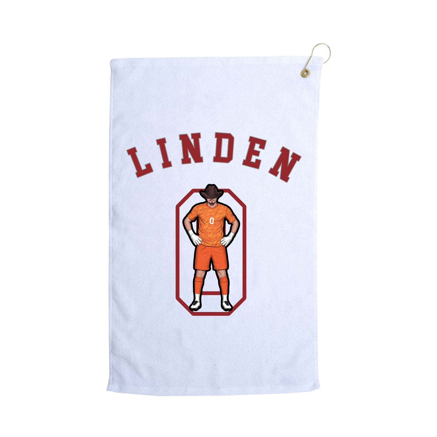 Golf Towel — Shirsey Arch in White