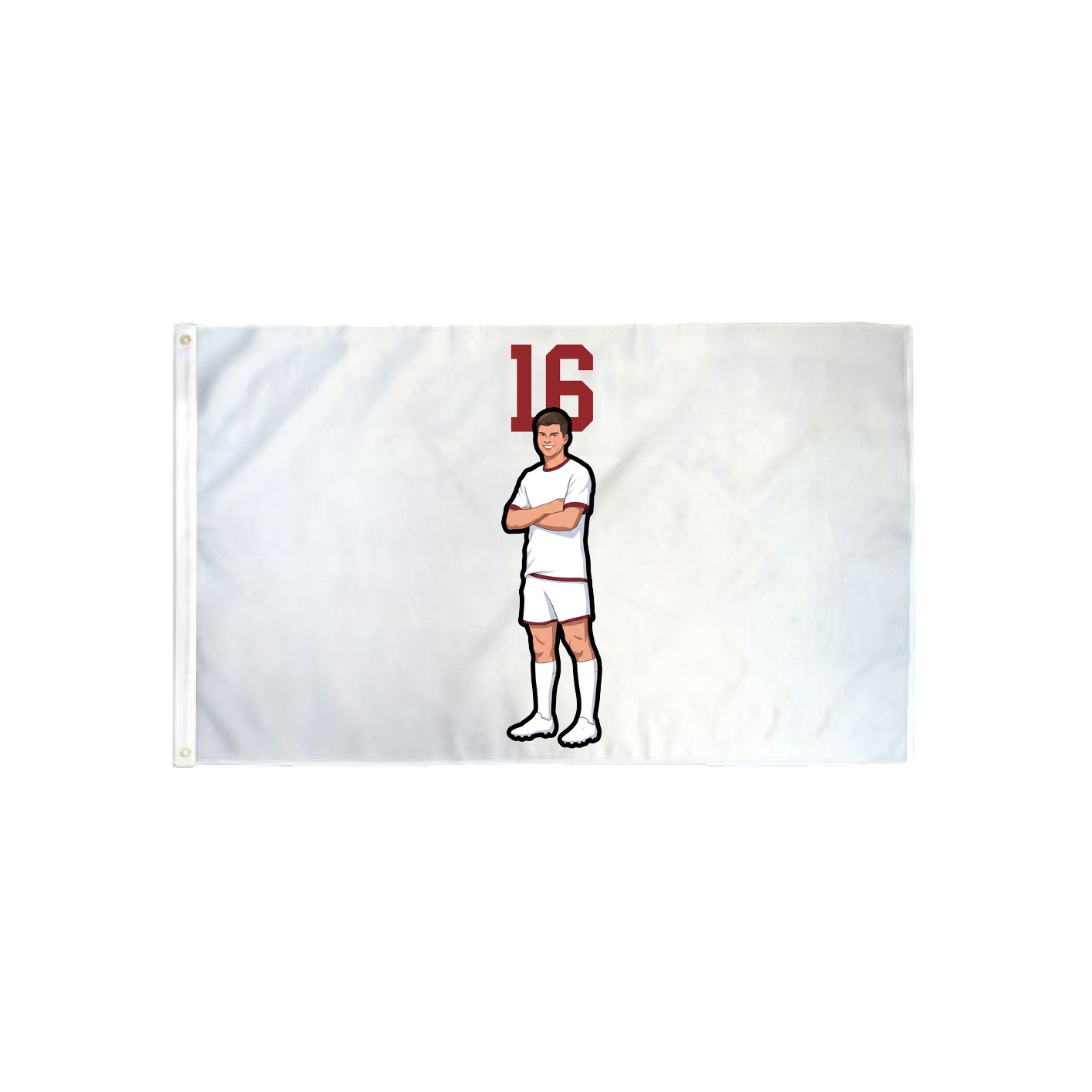 3x5 Flag — Number Top in Classic