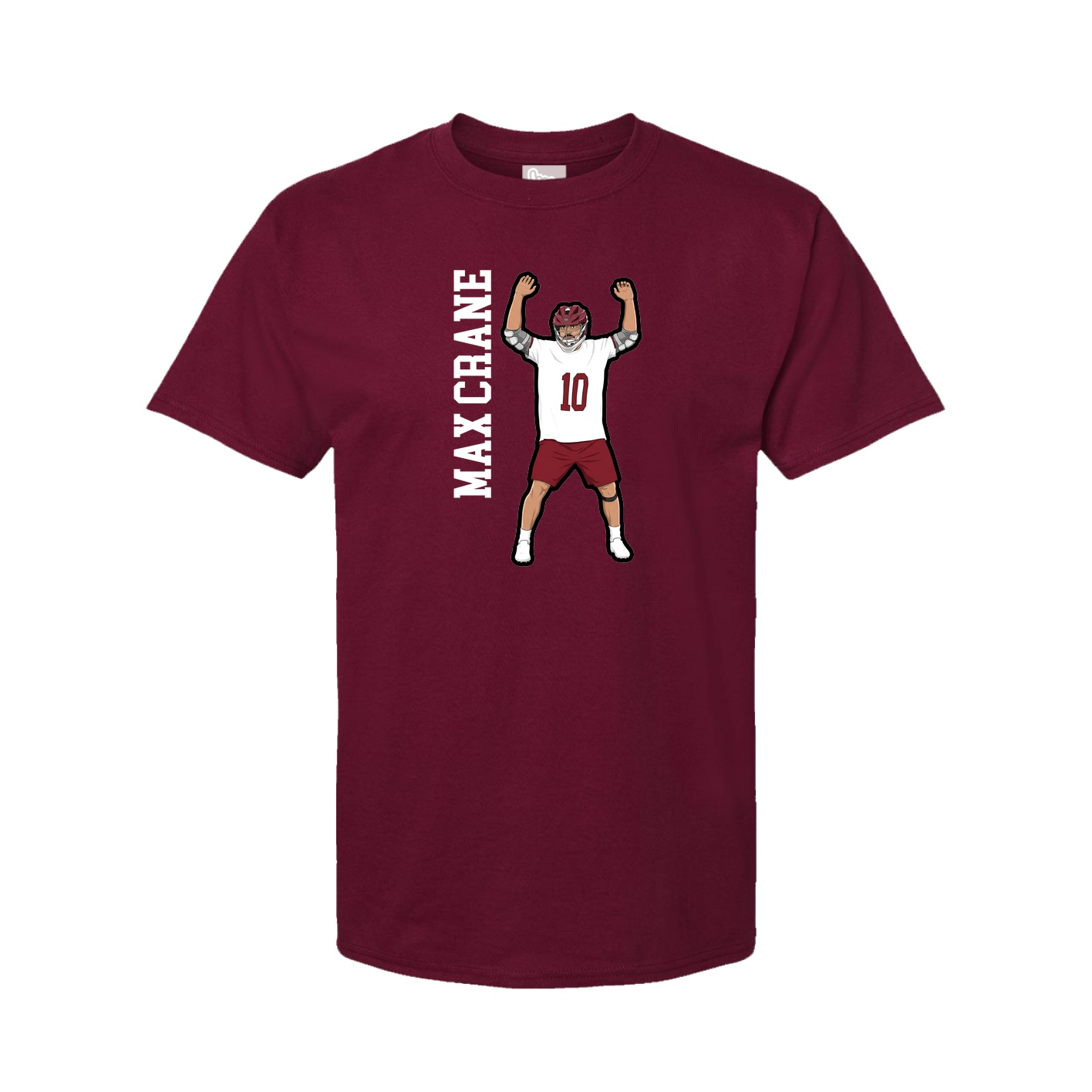 Tee — Name Vertical in Cardinal