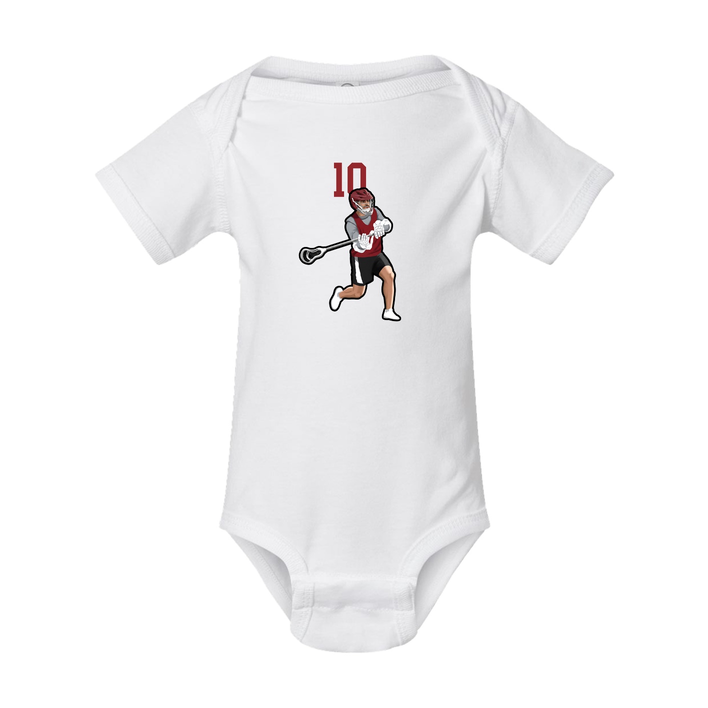 Baby Onesie — Number Top in White