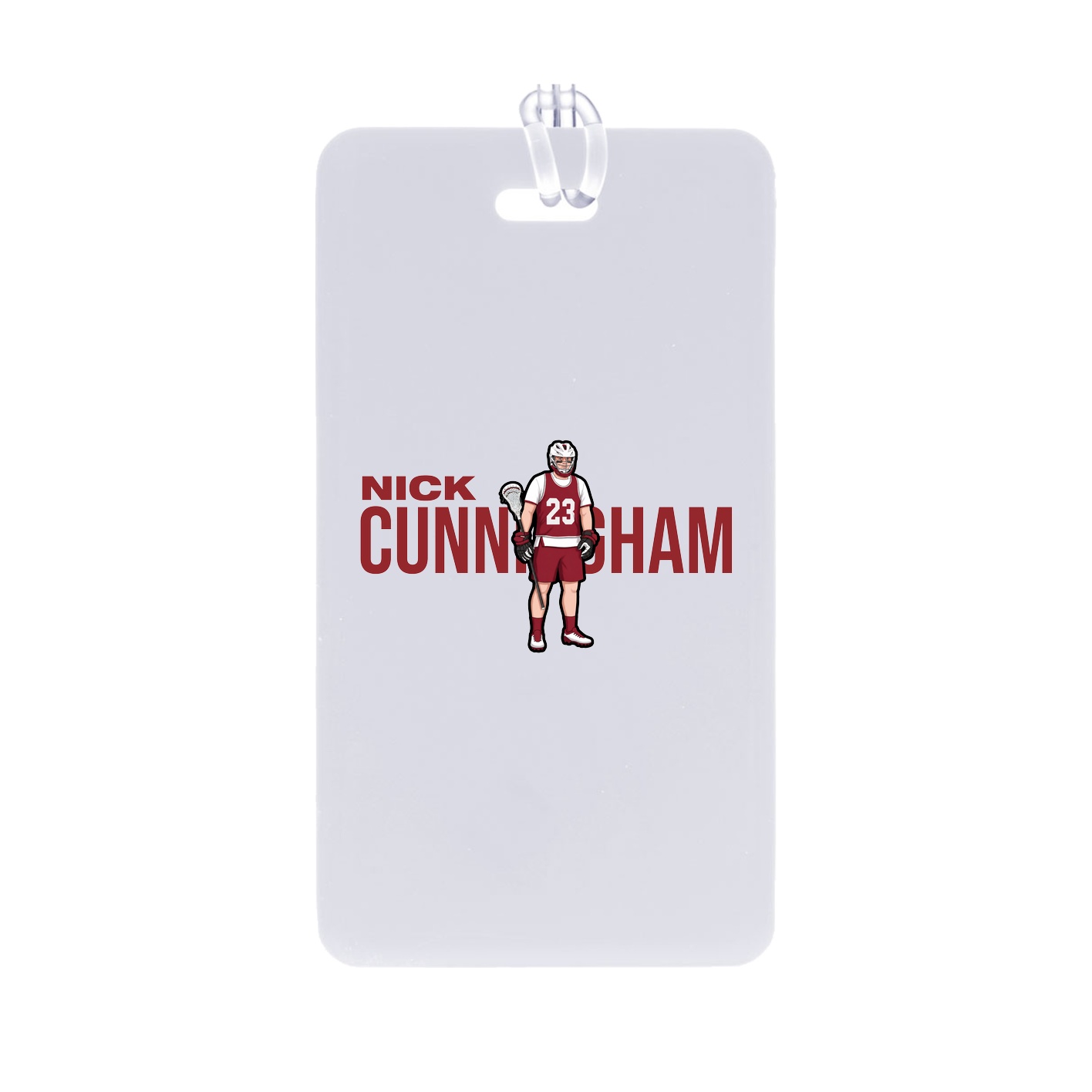 Bag Tag — Player Name in Classic