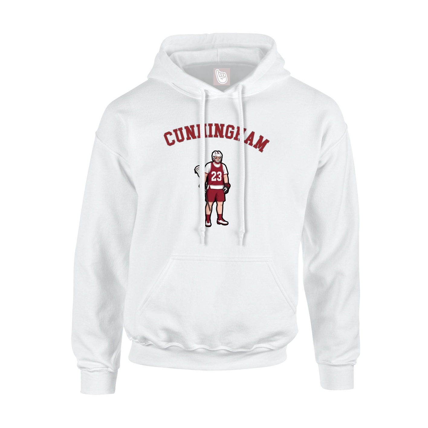 Youth Hoodie — Shirsey Arch in White