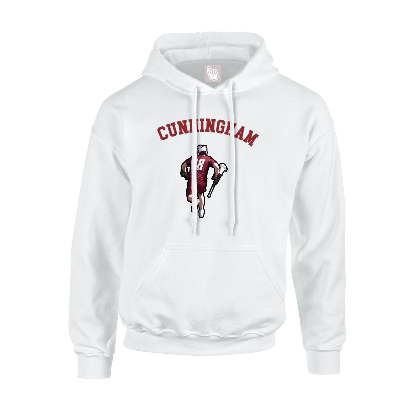 Youth Hoodie — Shirsey Arch in White