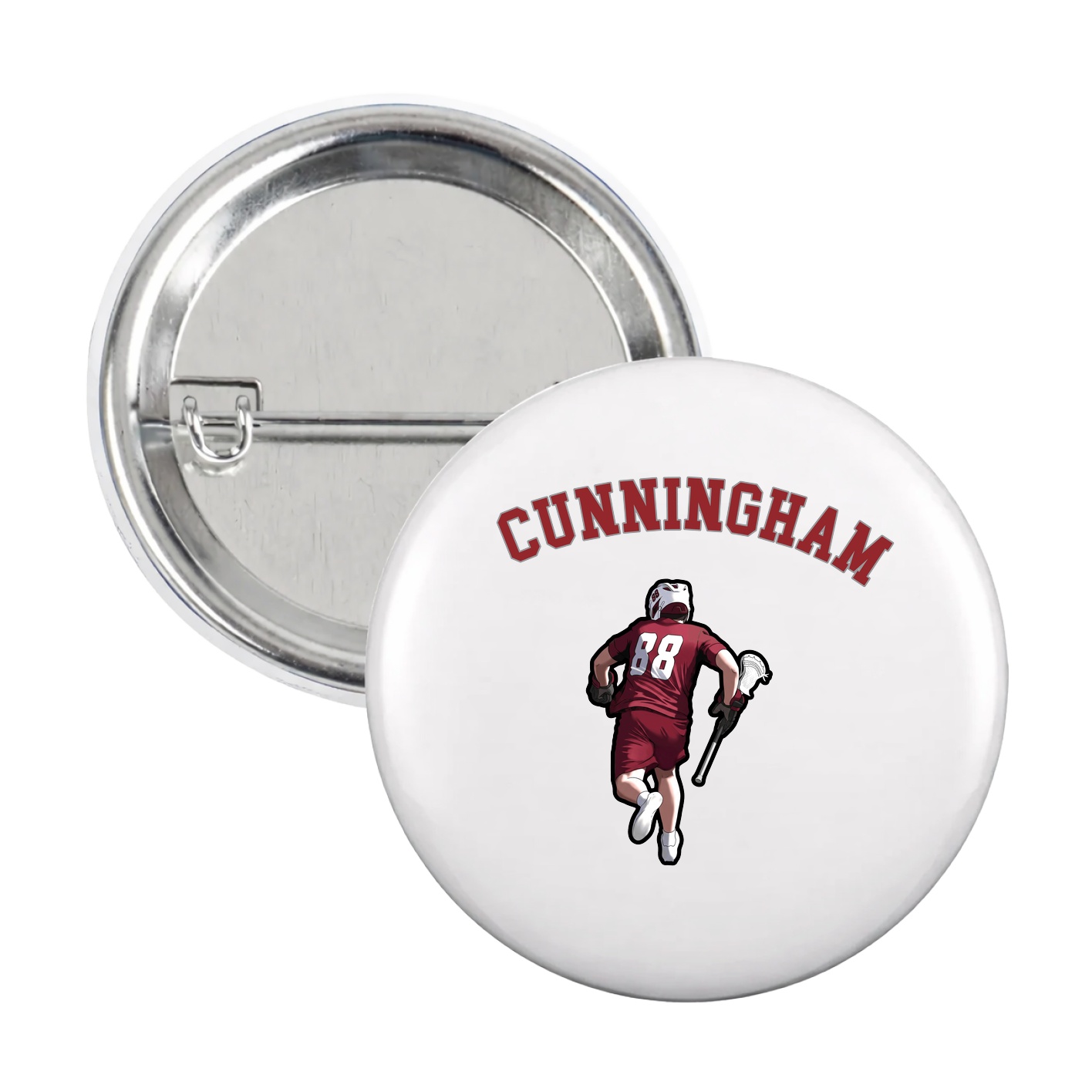 Game Day Button — Shirsey Arch in White