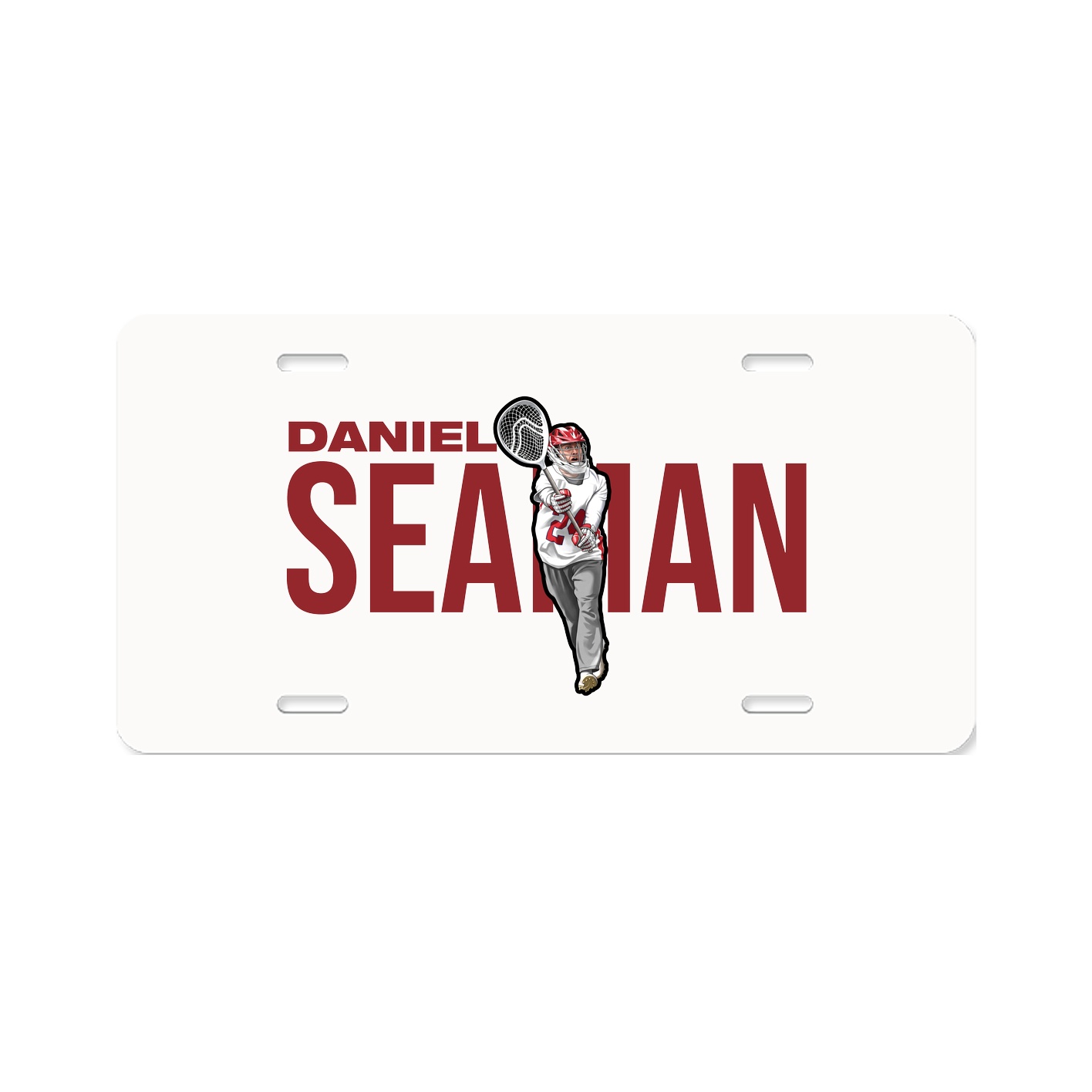 License Plate — Player Name in Classic