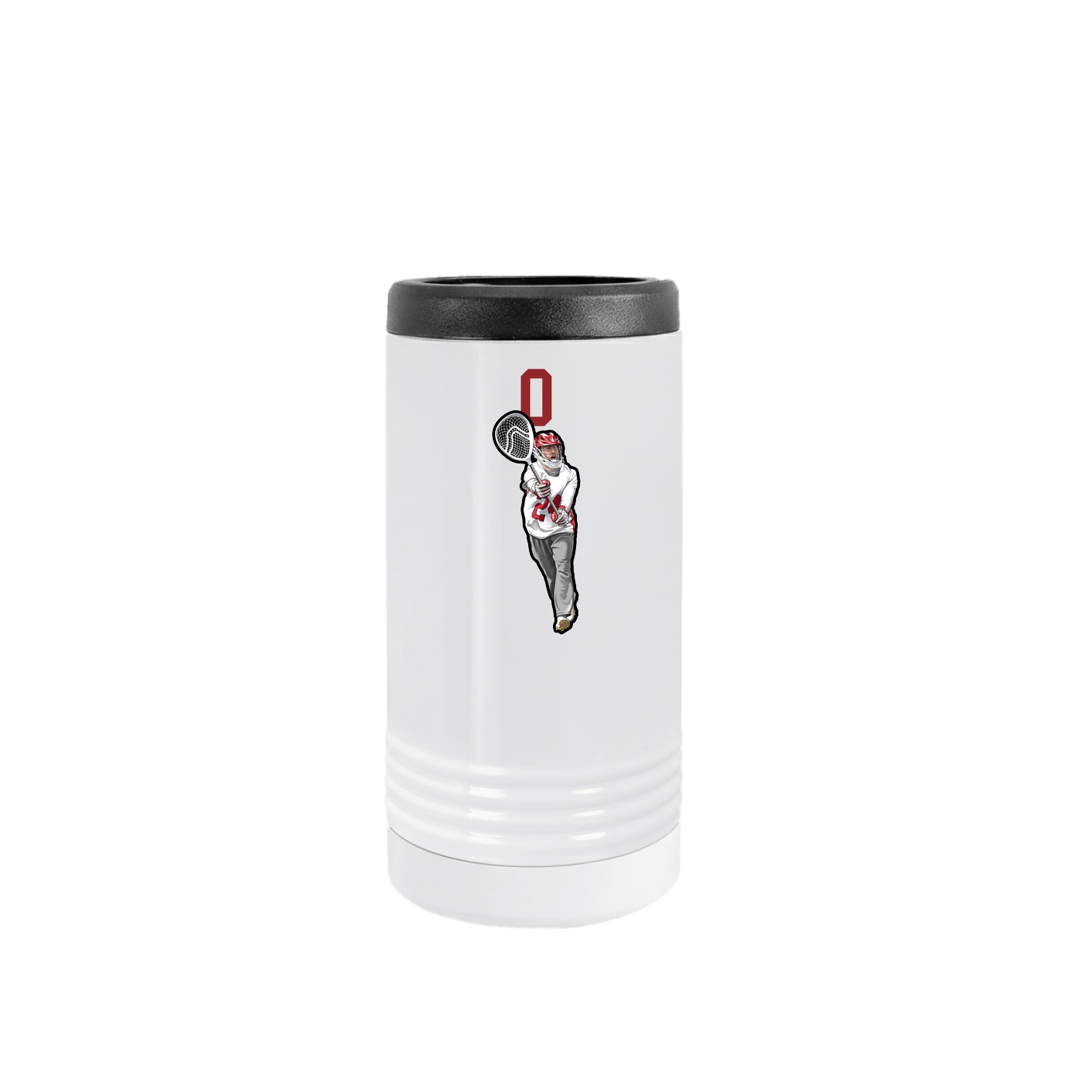 Slim Beverage Holder — Number Top in White